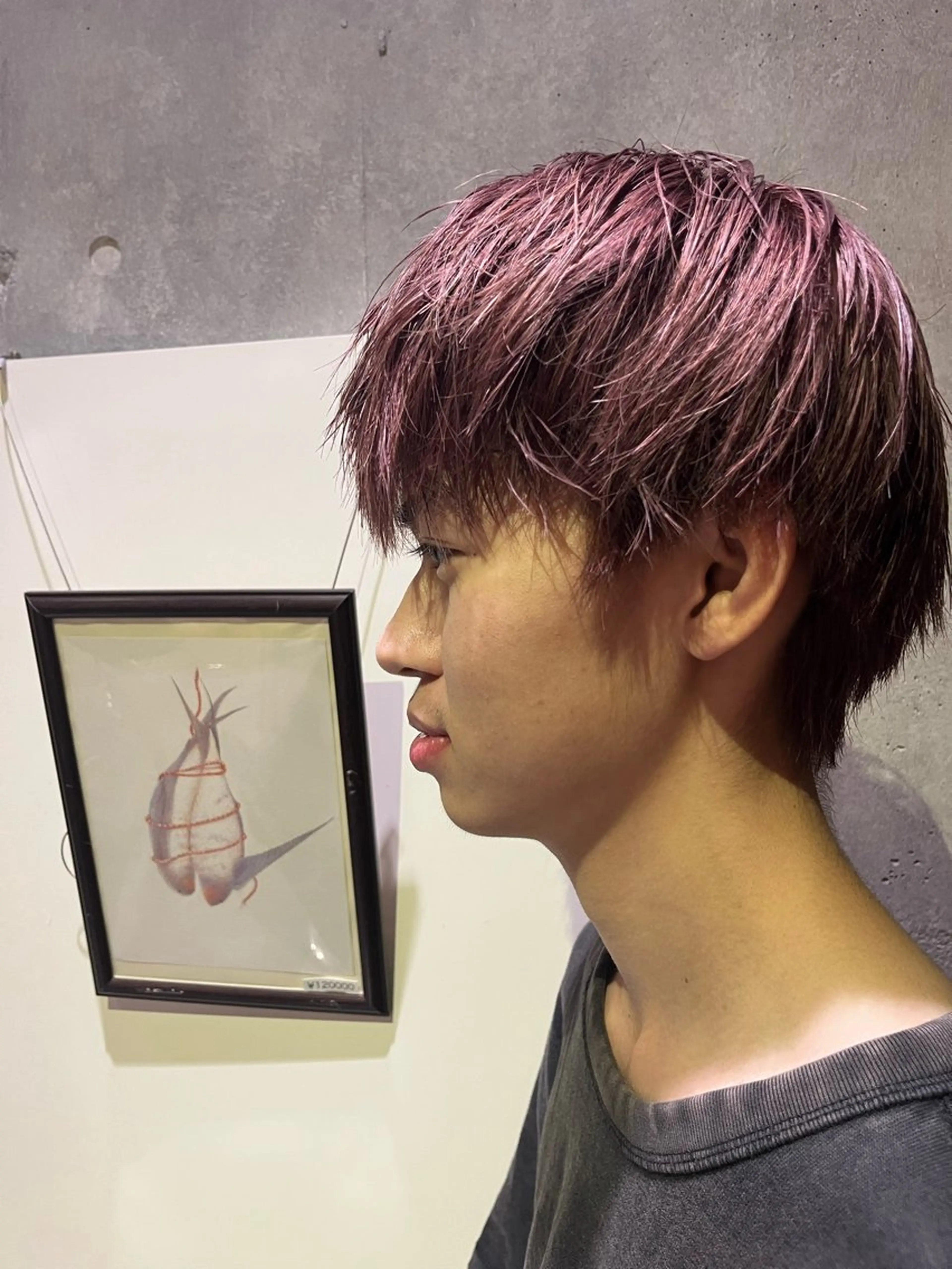 カラー メンズ 👑艶髪/ブリーチ/ 縮毛矯正/パーマ👑のヘアスタイル