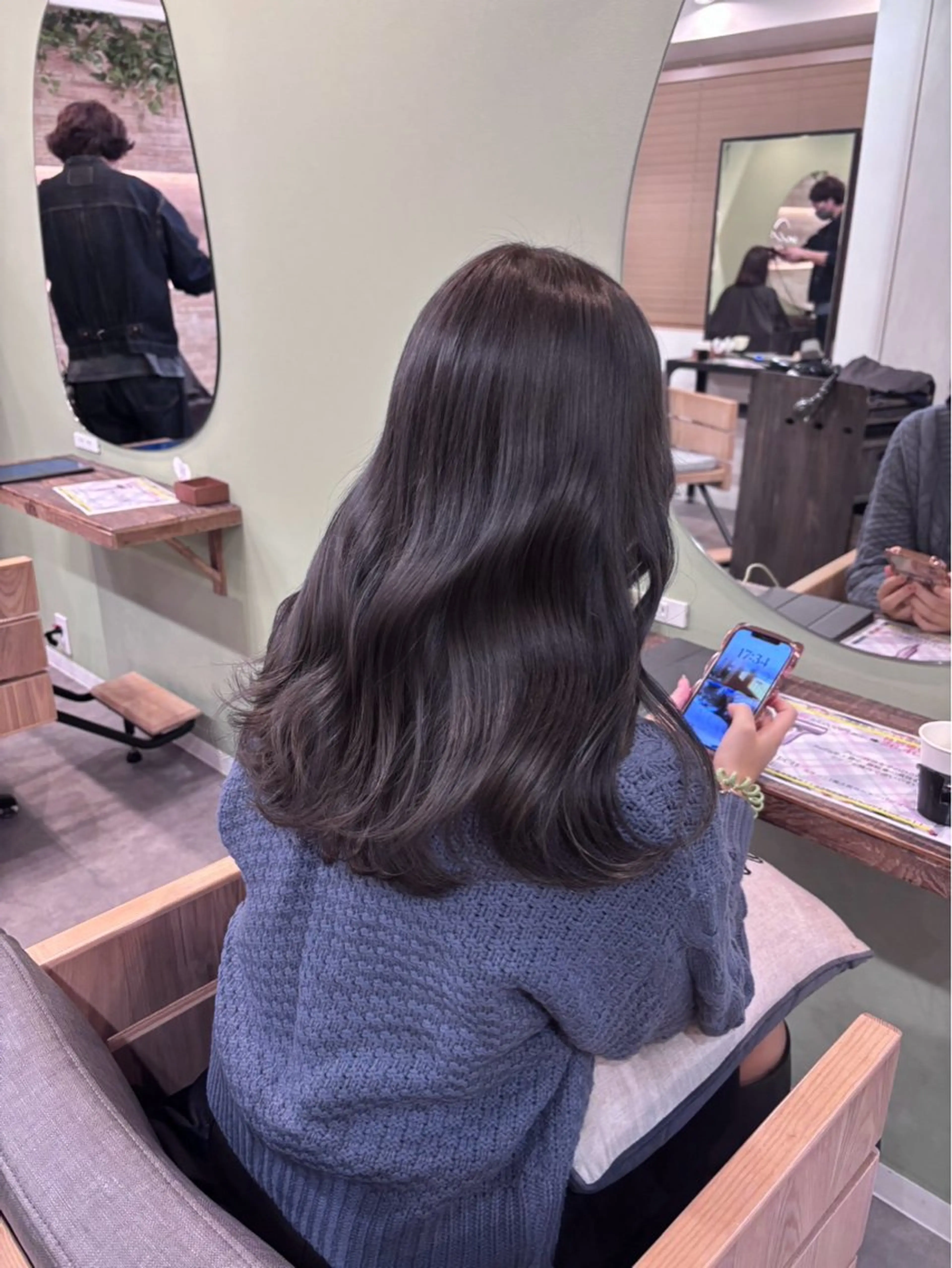 ロング カラー ヘアカラー トリートメント 池袋/艶カラー✖️ ☘️DEMURAのヘアスタイル