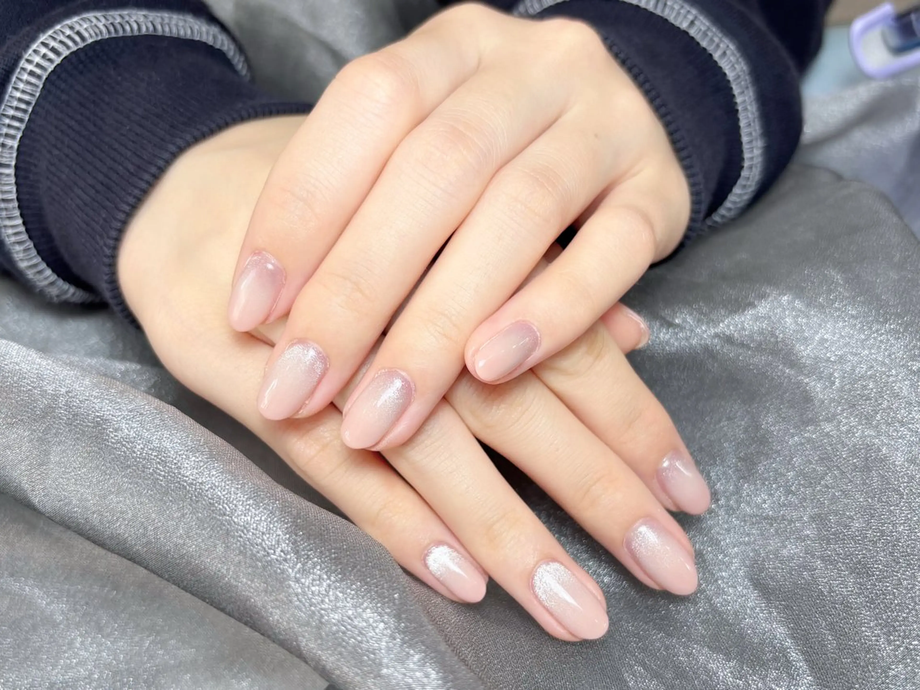 ネイル ハンドネイル H3 Nail Tsuki🦋💙のネイルデザイン