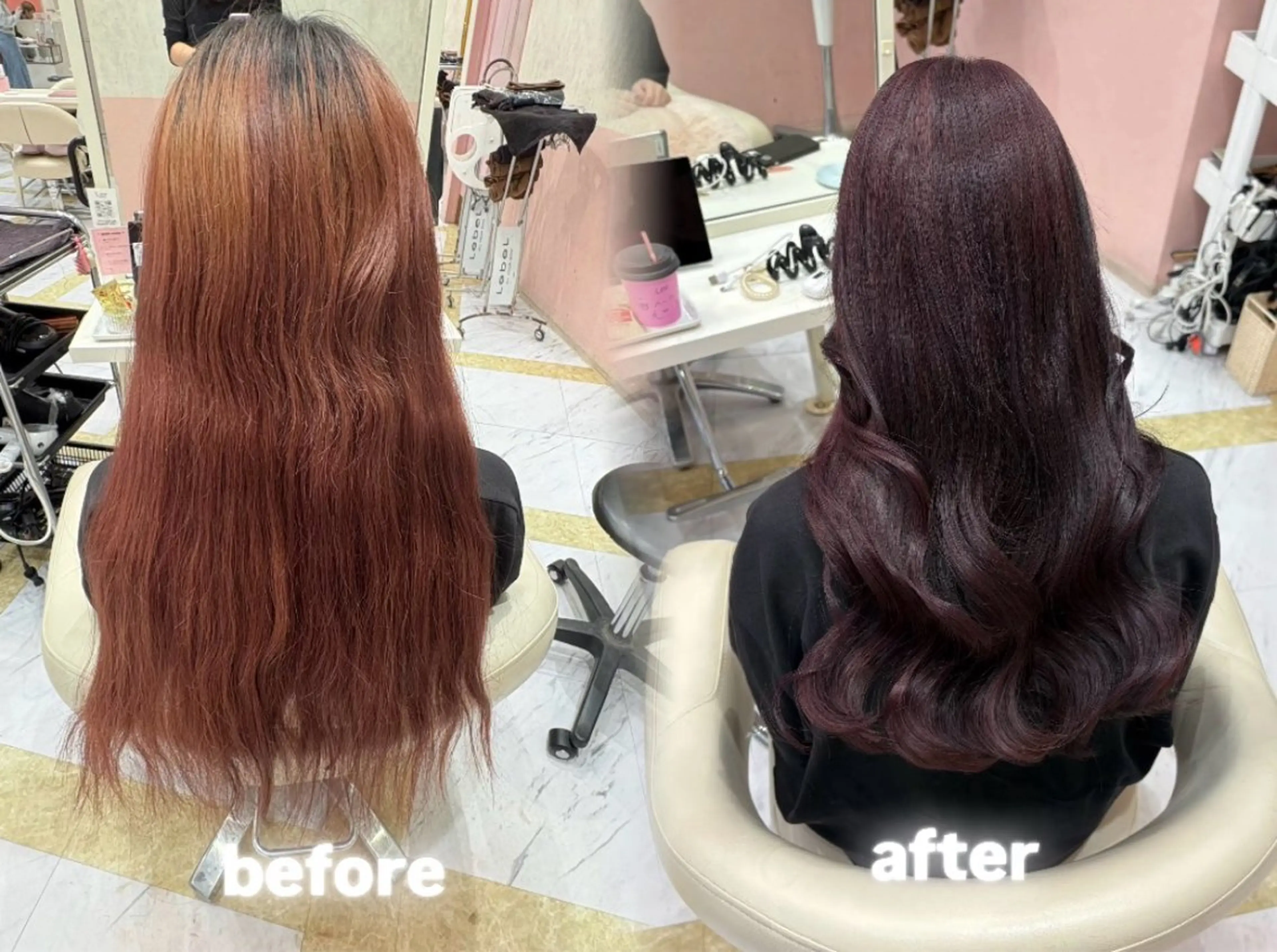 ロング 永田 幸枝のヘアスタイル