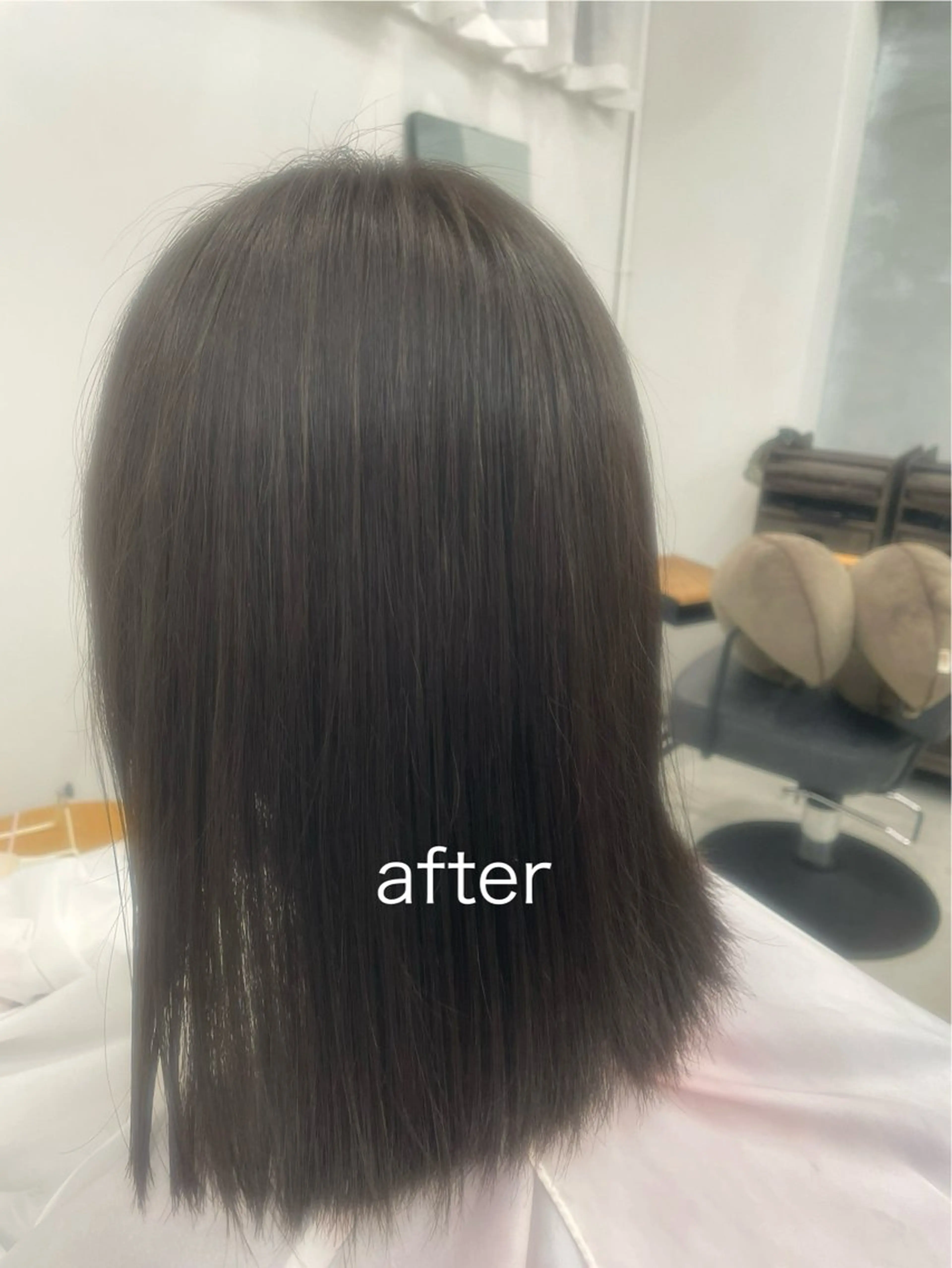 ミディアム 縮毛矯正 あゆみ 🍀のヘアスタイル