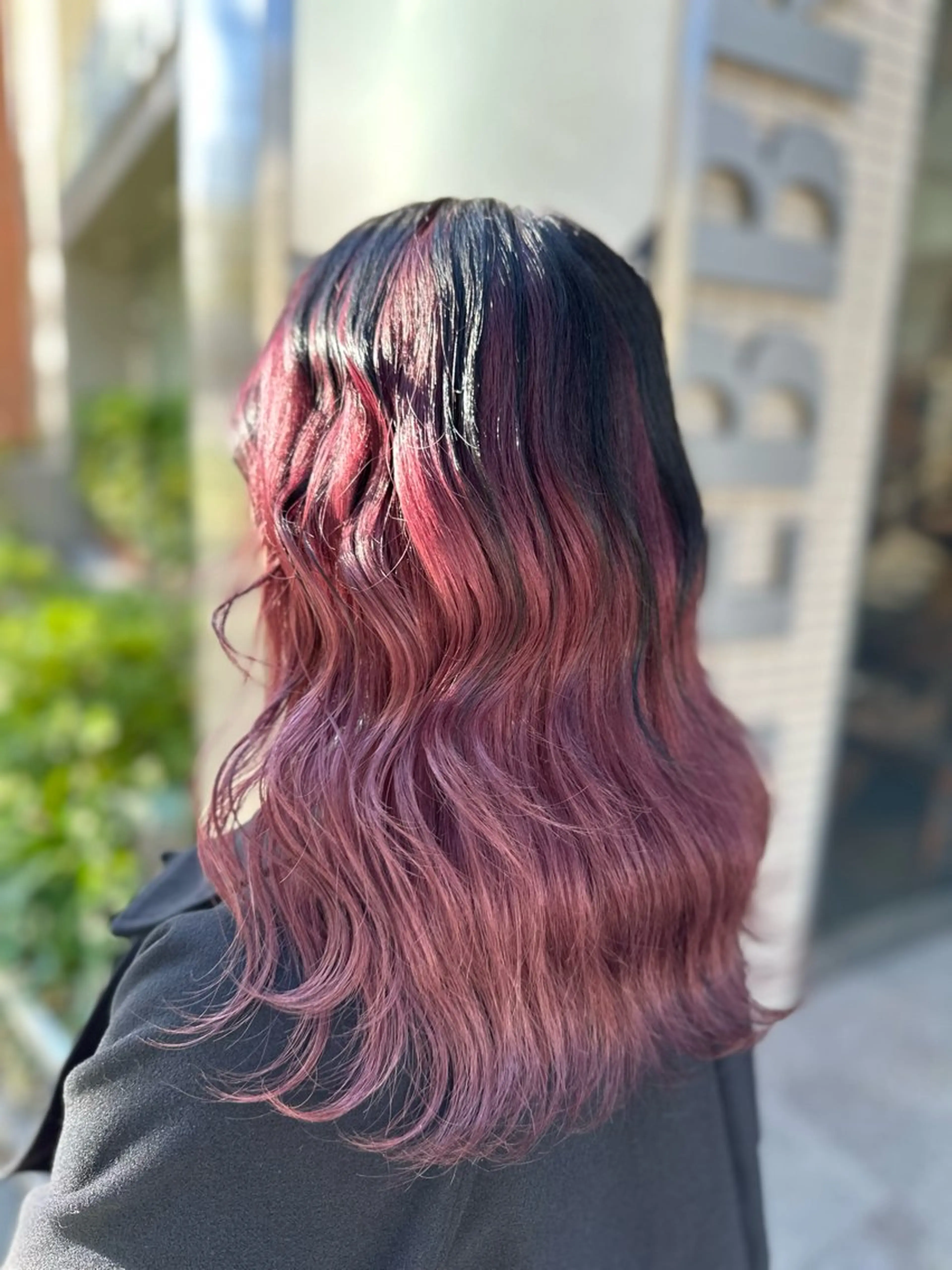 カラー ラベンダーカラー ラベンダーピンク ピンクカラー カット ヘアカラー トリートメント レイヤーカット/ カラー/長谷恵花のヘアスタイル