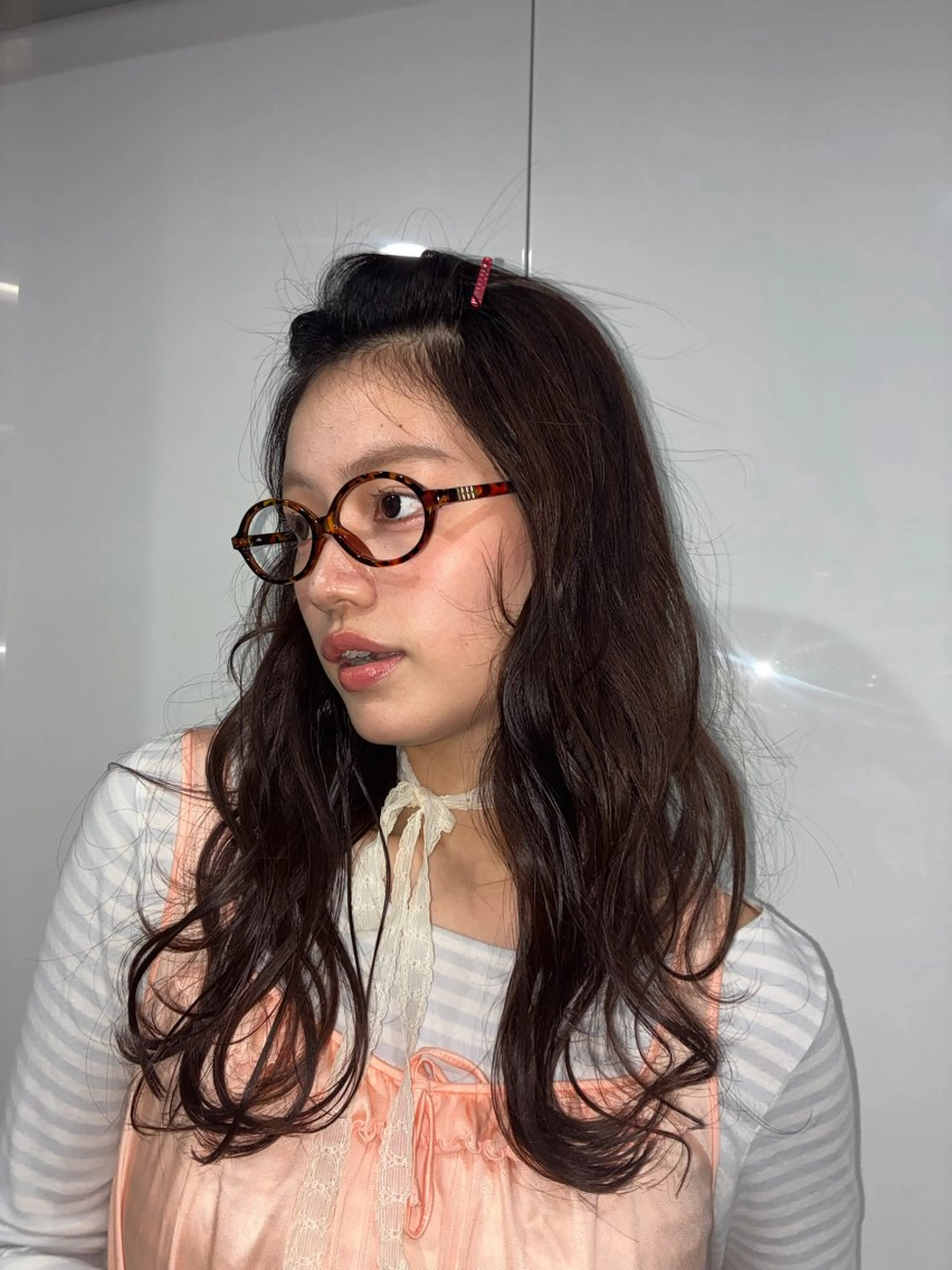 ロング カラー ヘアアレンジ mico / tete🦢🤎のヘアスタイル