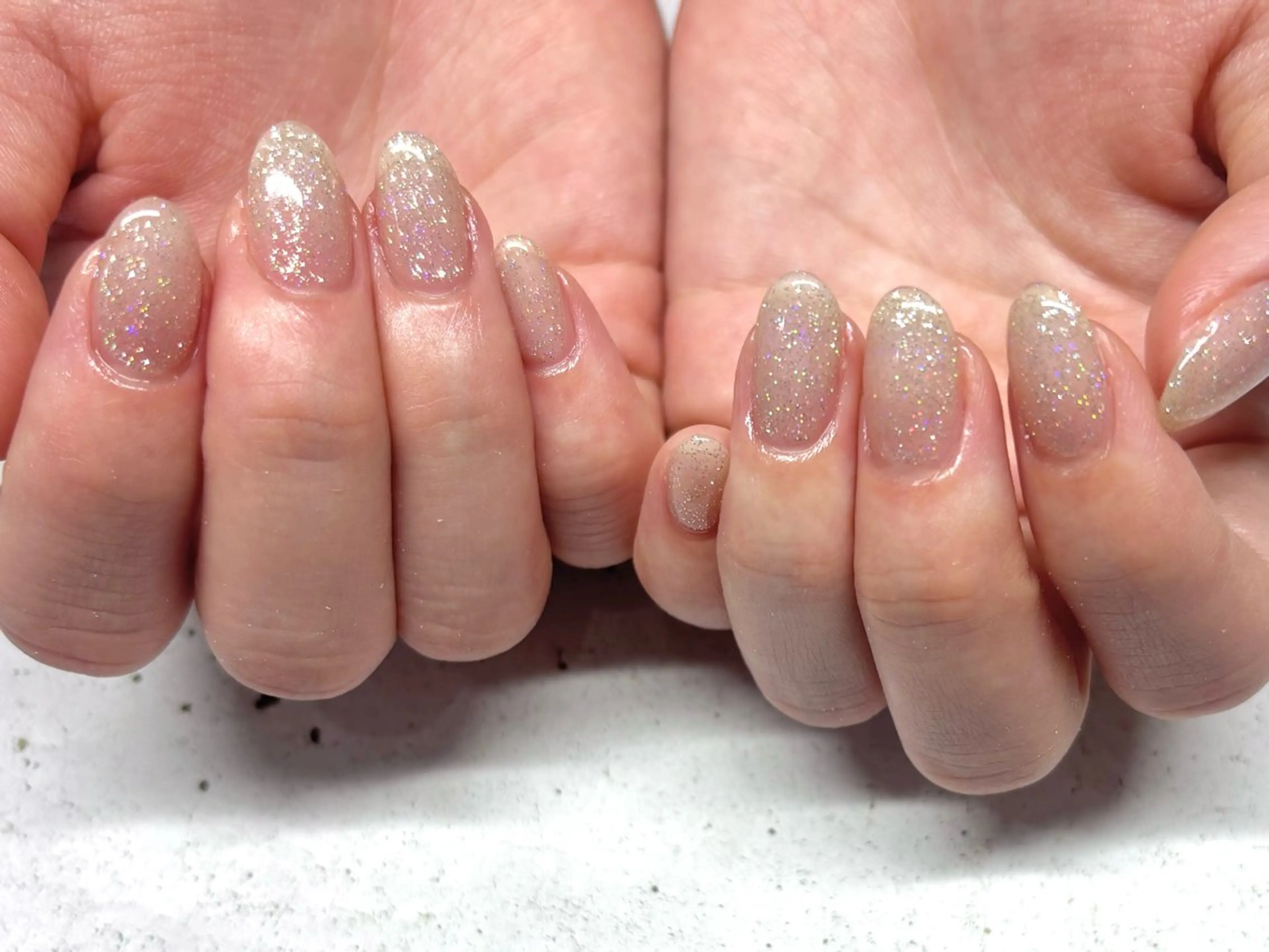 【Hand　nail】フラッシュラメネイル¥4500の写真