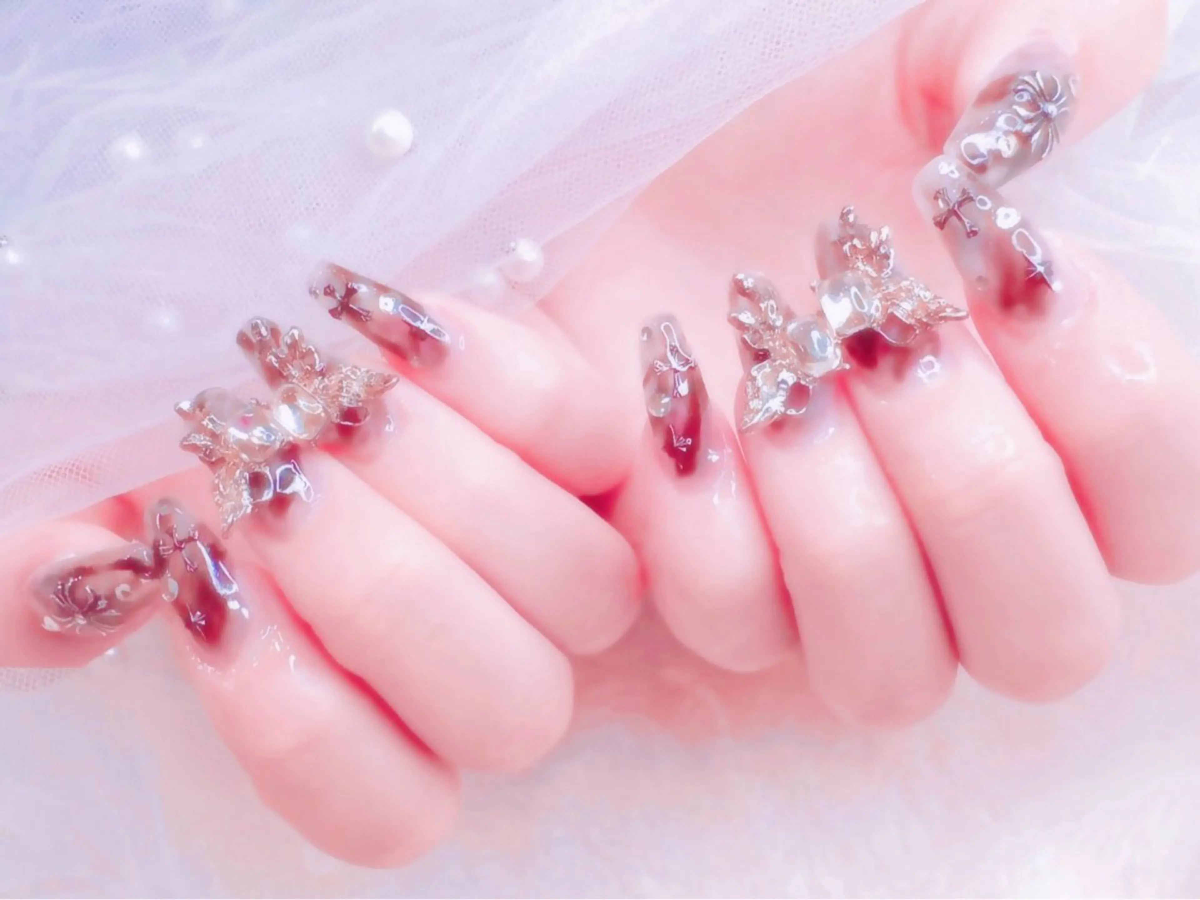 ネイル ハンドネイル 長さだし専門店 ROKANAILのネイルデザイン