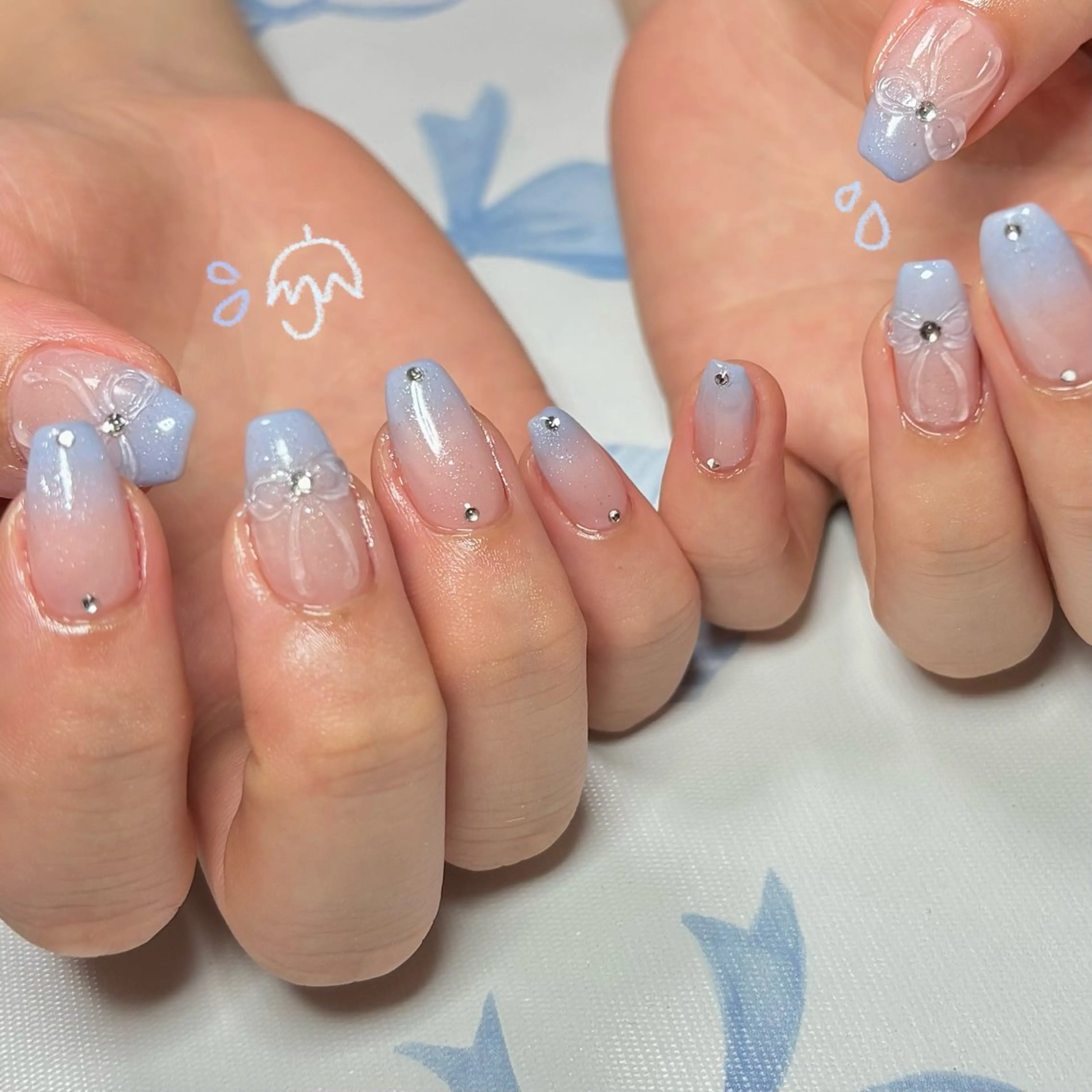 ネイル 持ち込み ハンドネイル Nailsalon BLOOM🌷 山崎のネイルデザイン