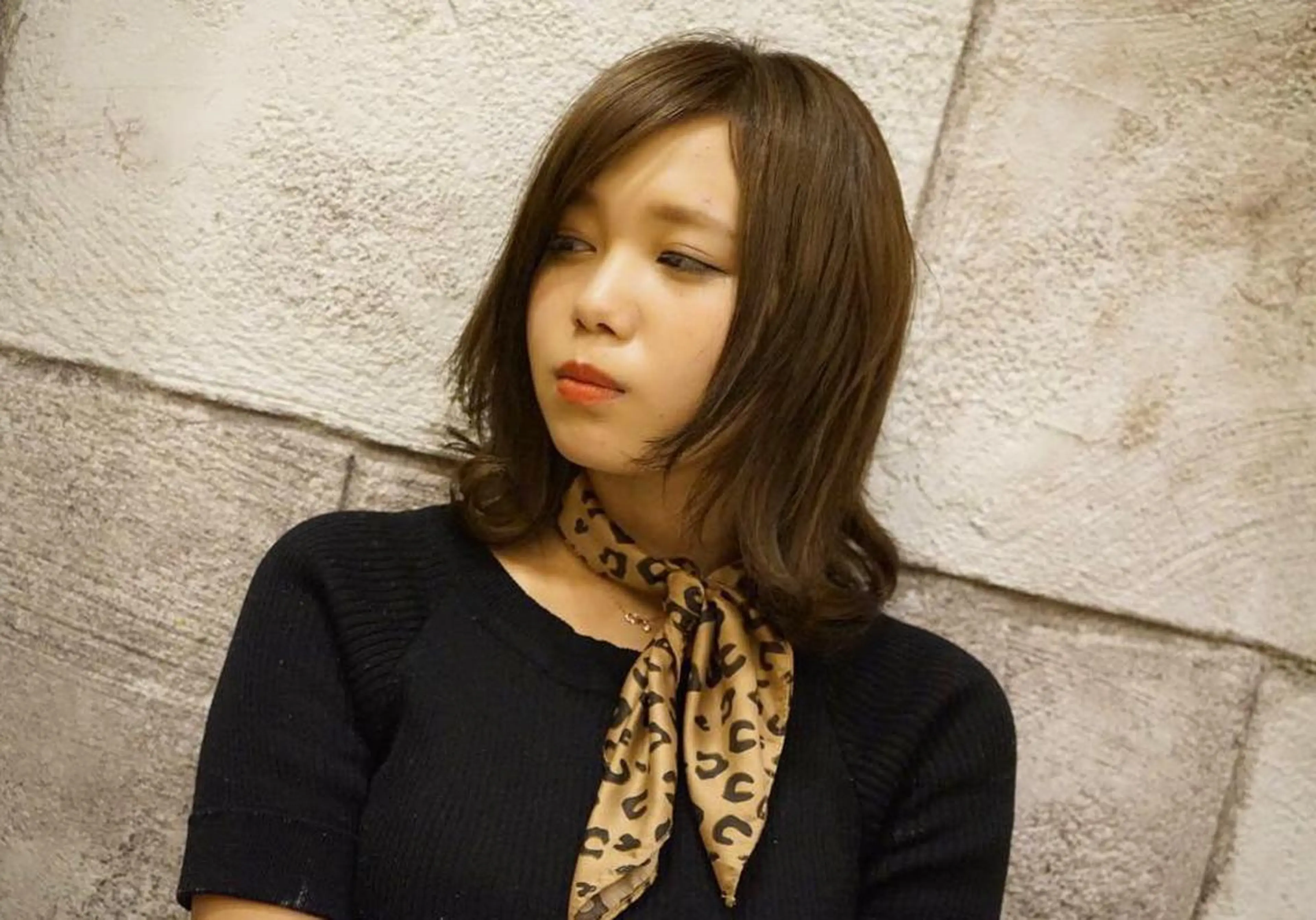 ミディアム カラー 清水 亮太／赤み消しカラーのヘアスタイル