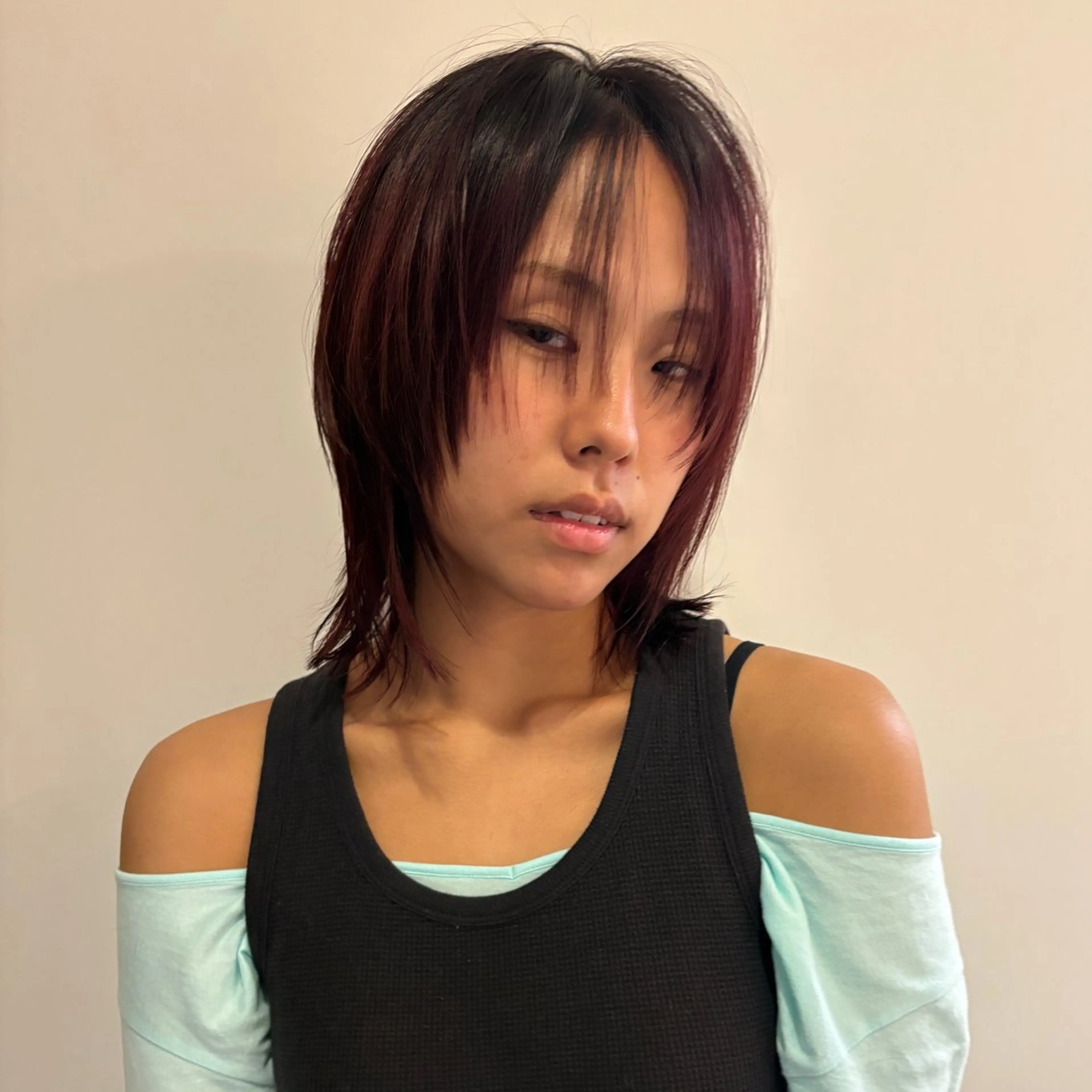 ミディアム カラー 似合わせデザイン໒꒱ rioのヘアスタイル