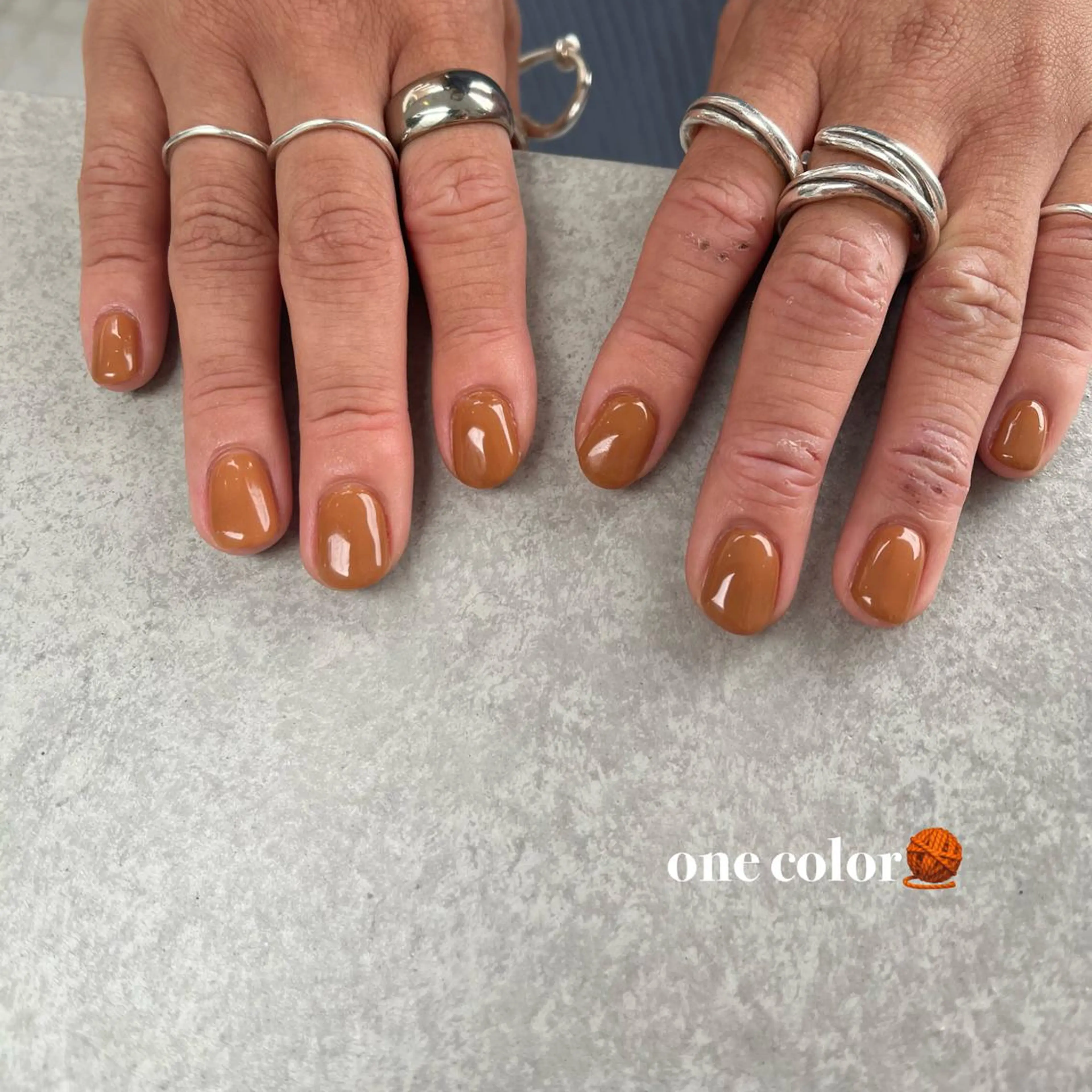 ネイル ハンドネイル 🤎Two ERI🤎のネイルデザイン