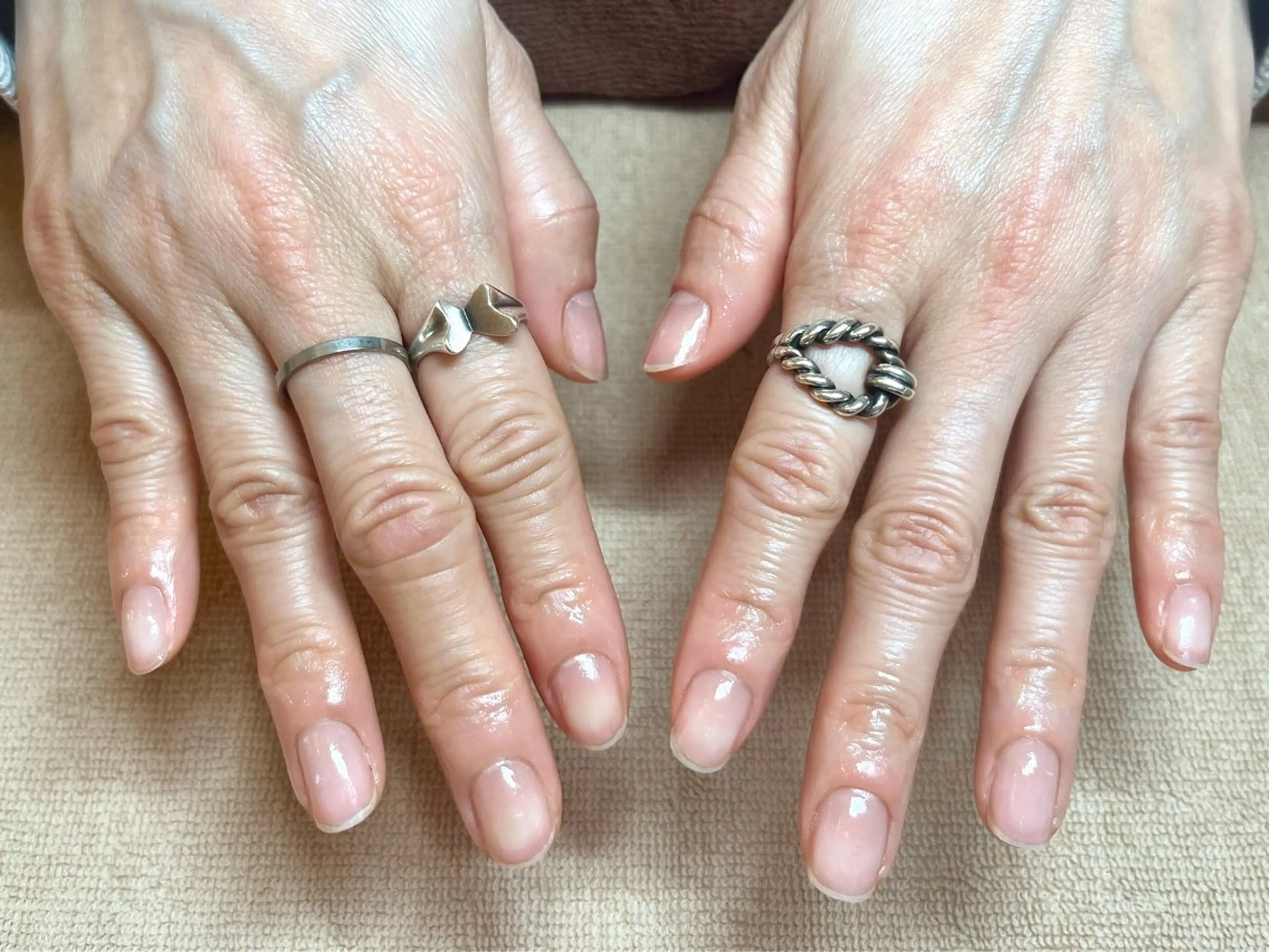 ネイル クリアネイル ibelu 京橋 吉岡のネイルデザイン