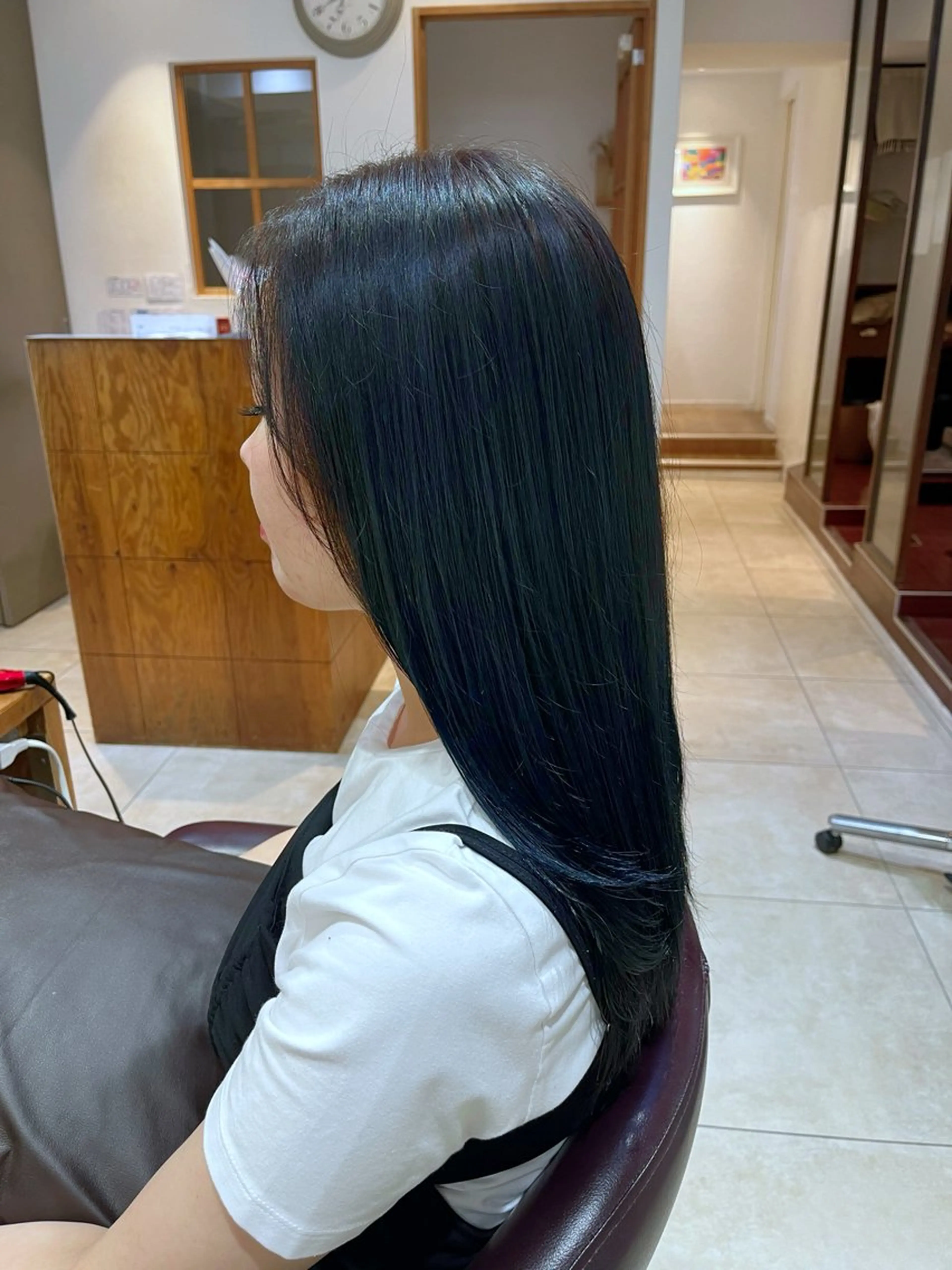 セミロング カット ヘアカラー 奥山 沙季(大井町)のヘアスタイル