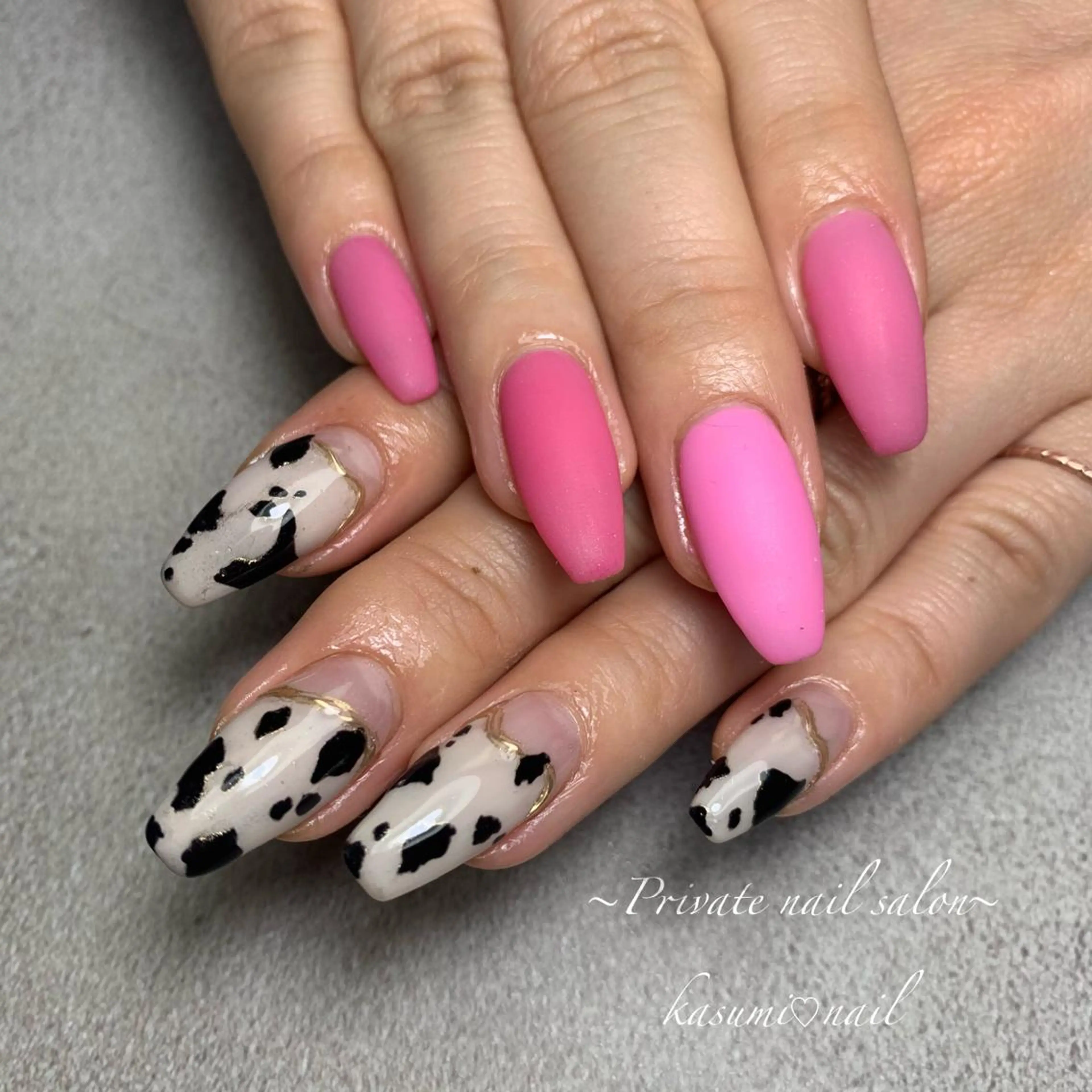 ネイル マグネットネイル ミラーネイル ニュアンスネイル KASUMI♡ Nailのネイルデザイン