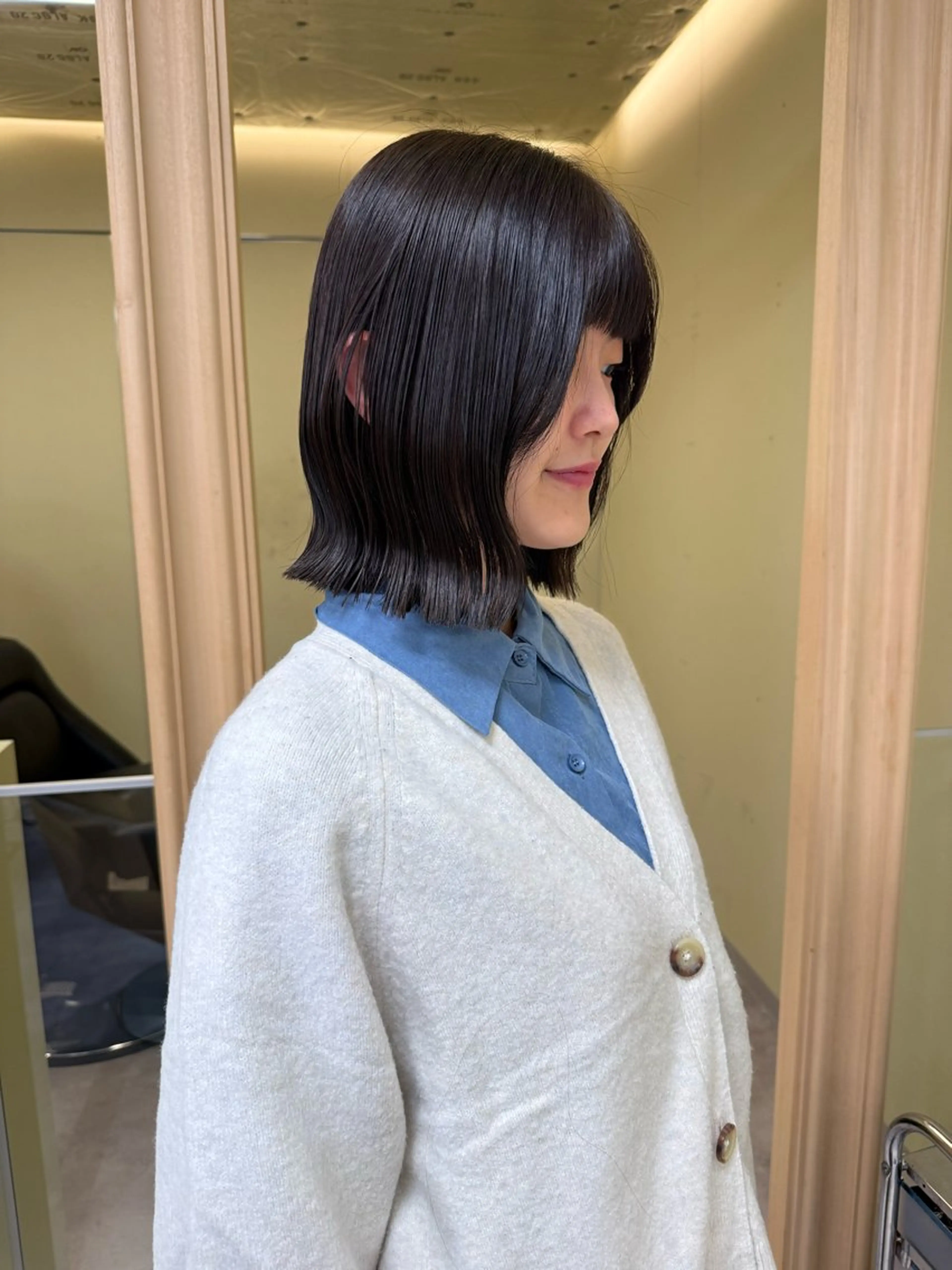 ショート カラー カット ヘアカラー トリートメント 伶風/ボブ/ ハッシュカットのヘアスタイル