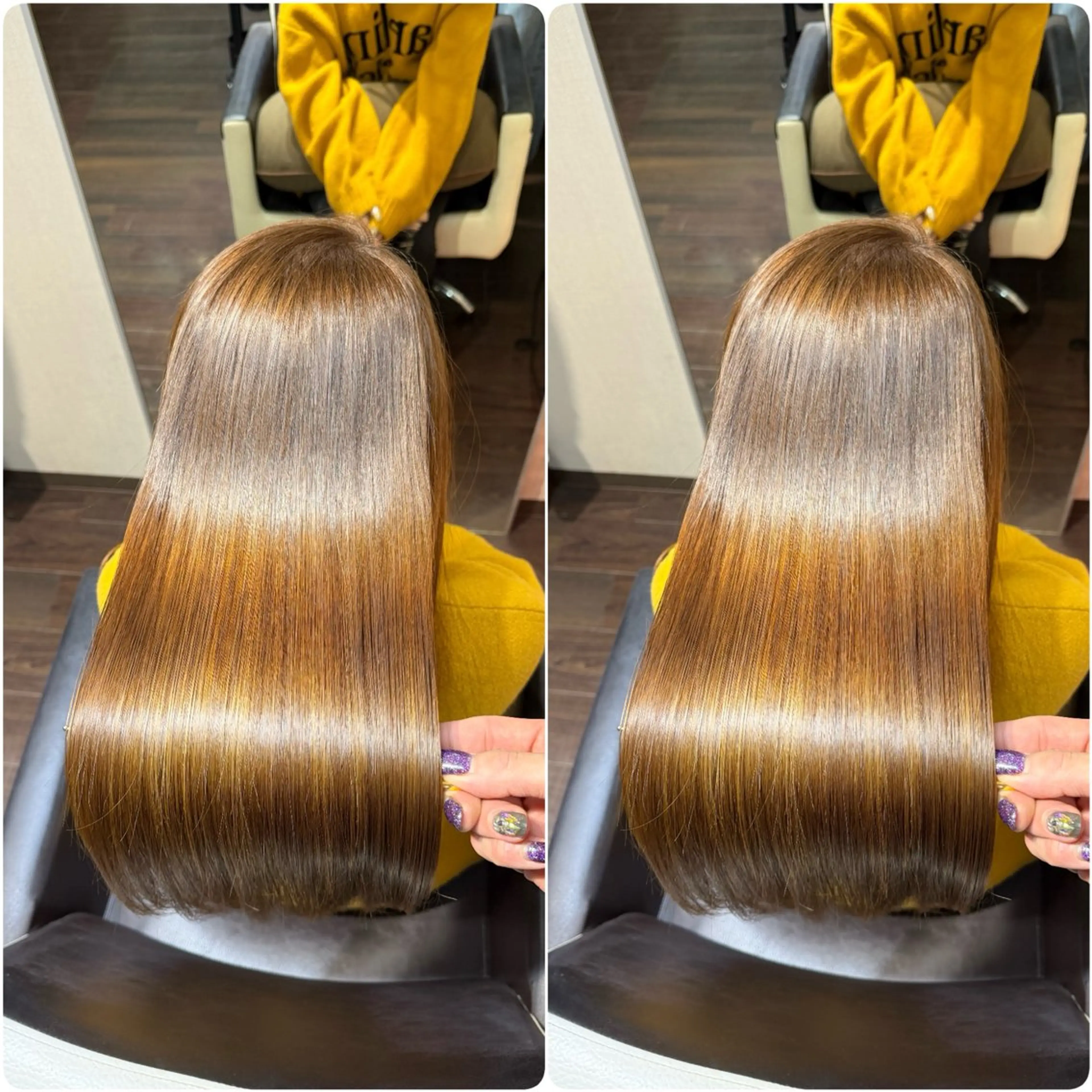 ロング カラー カット ヘアカラー トリートメント ヘッドスパ youres hair 髪質改善トリートメント&ヘッドスパ 新宿EAST所属・🌹ULTOWA🌹 髪質改善/縮毛/店長のヘアスタイル