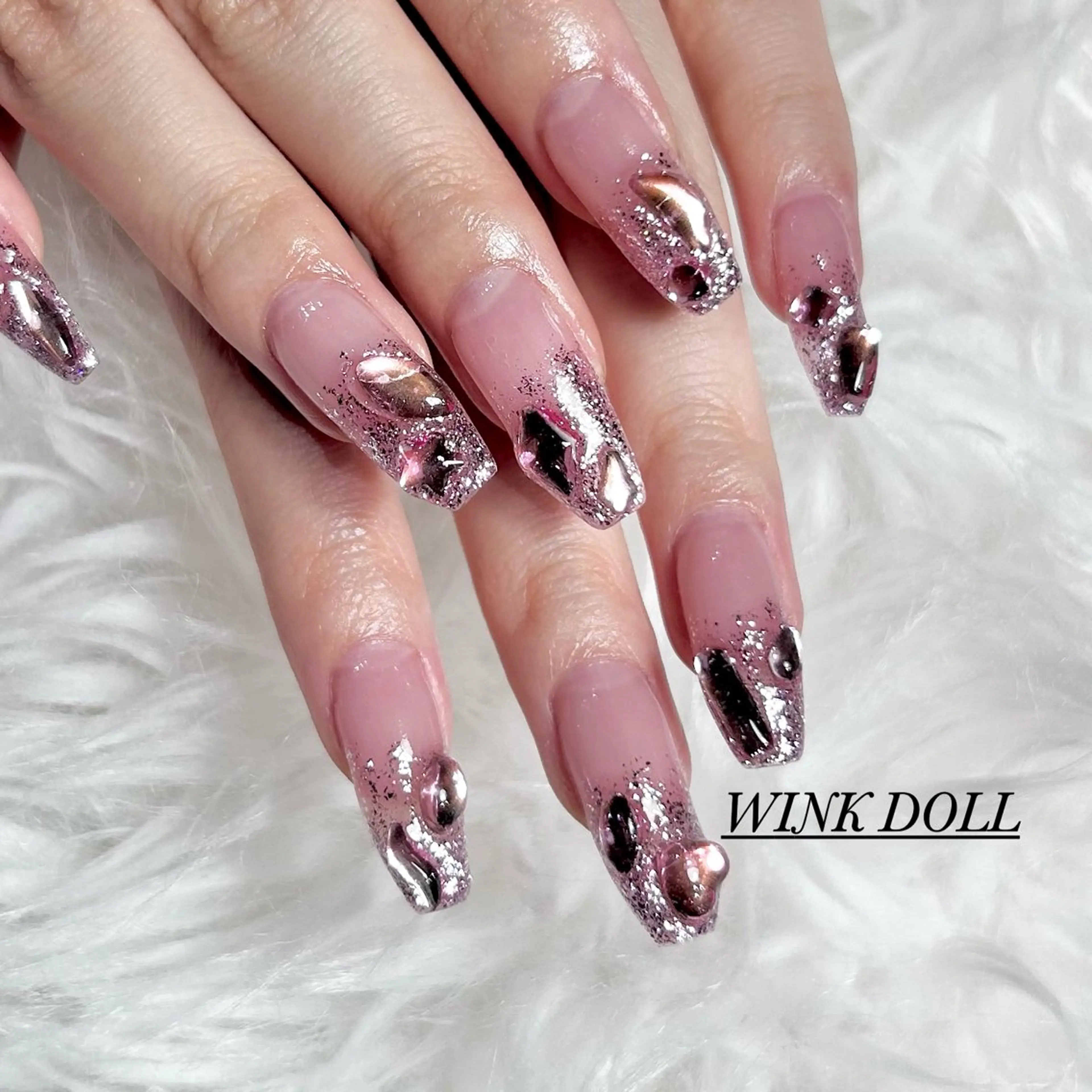 ネイル ハンドネイル WINK DOLL 🌹MIRAIのネイルデザイン