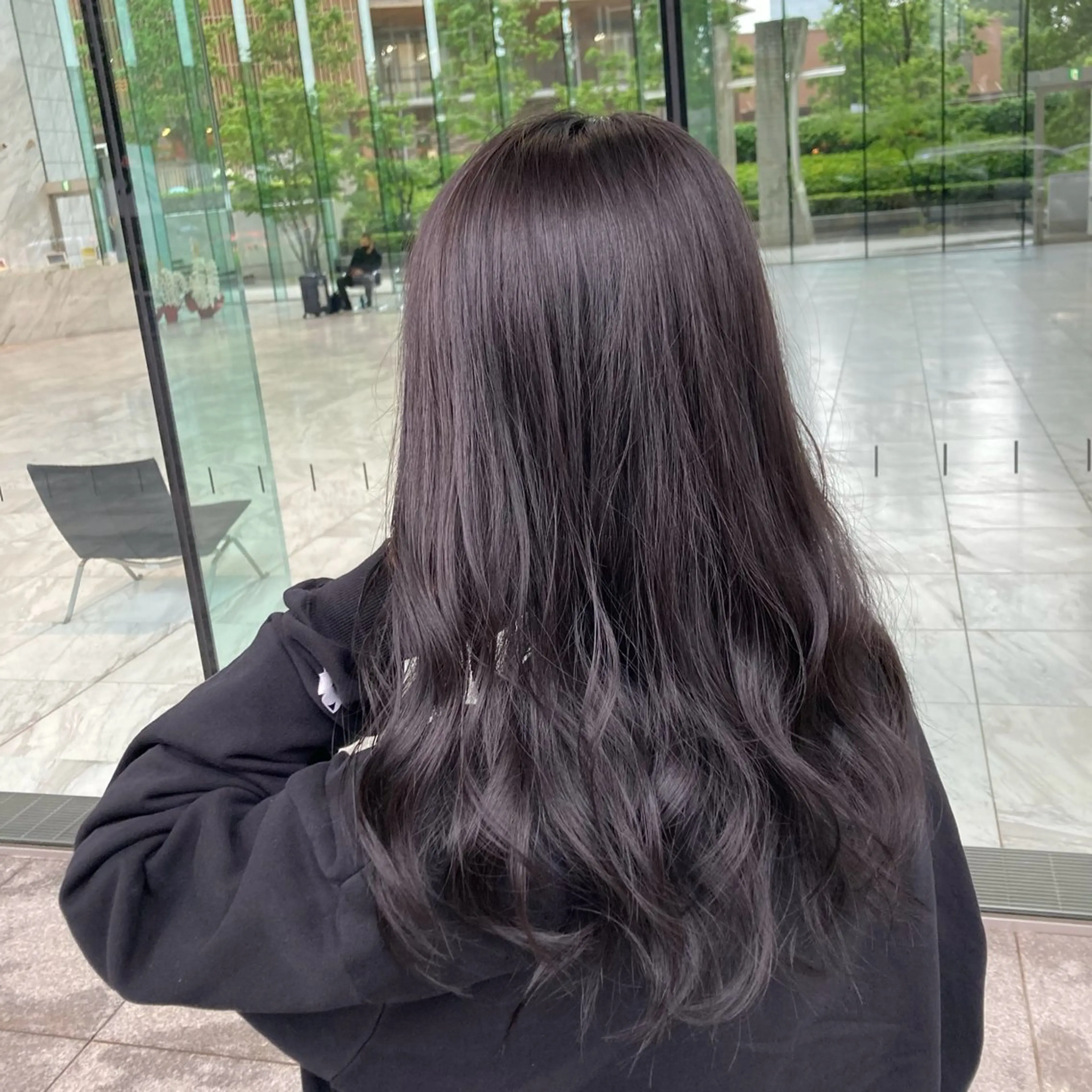 ロング カラー カット ヘアカラー トリートメント 💖ブリーチなし透明 感💖ASAHIのヘアスタイル