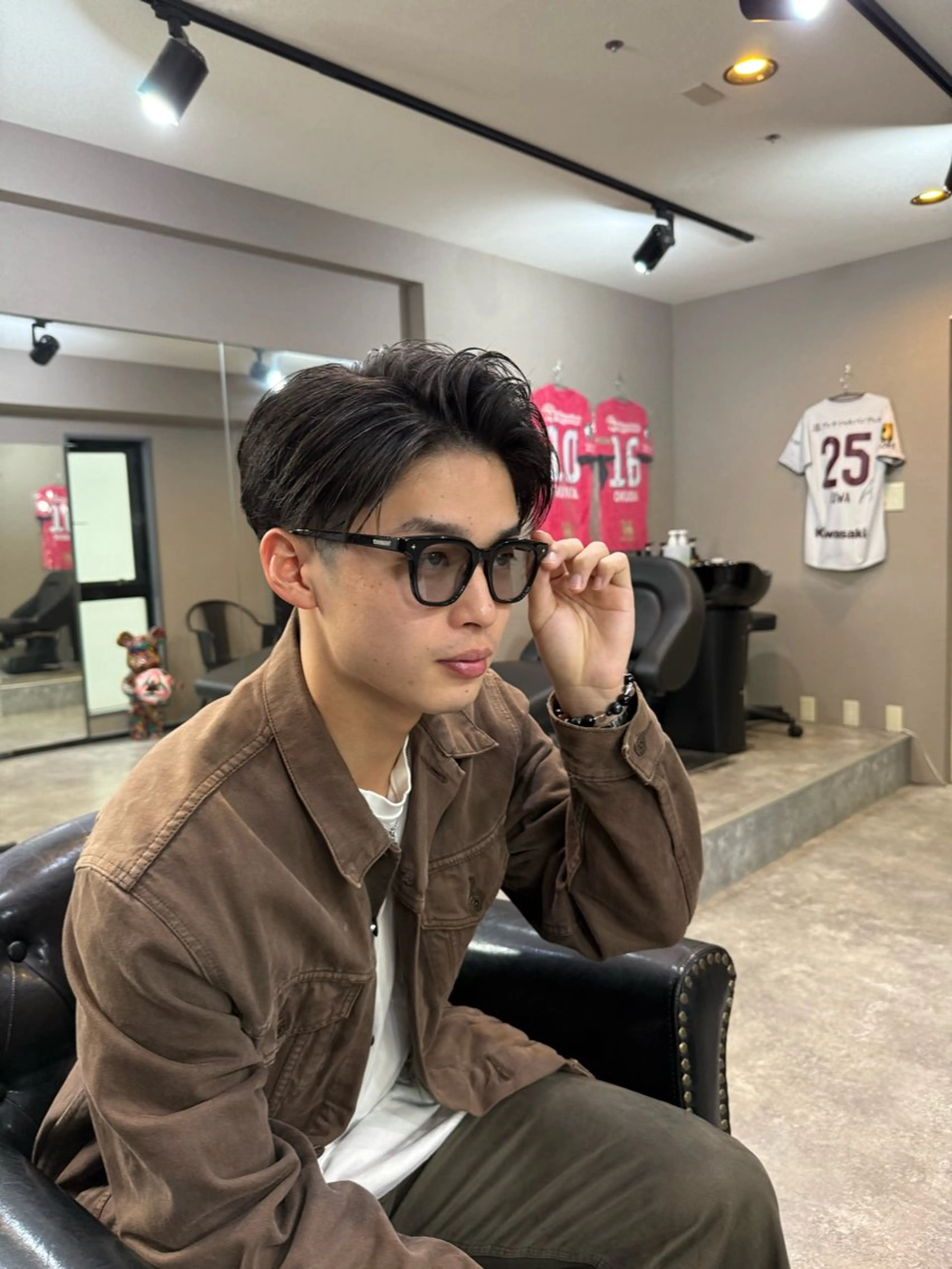 ショート カラー パーマ ヘアアレンジ メンズ メンズパーマ カット パーマ 【メンズ専門美容師】 NUMBER.12のヘアスタイル