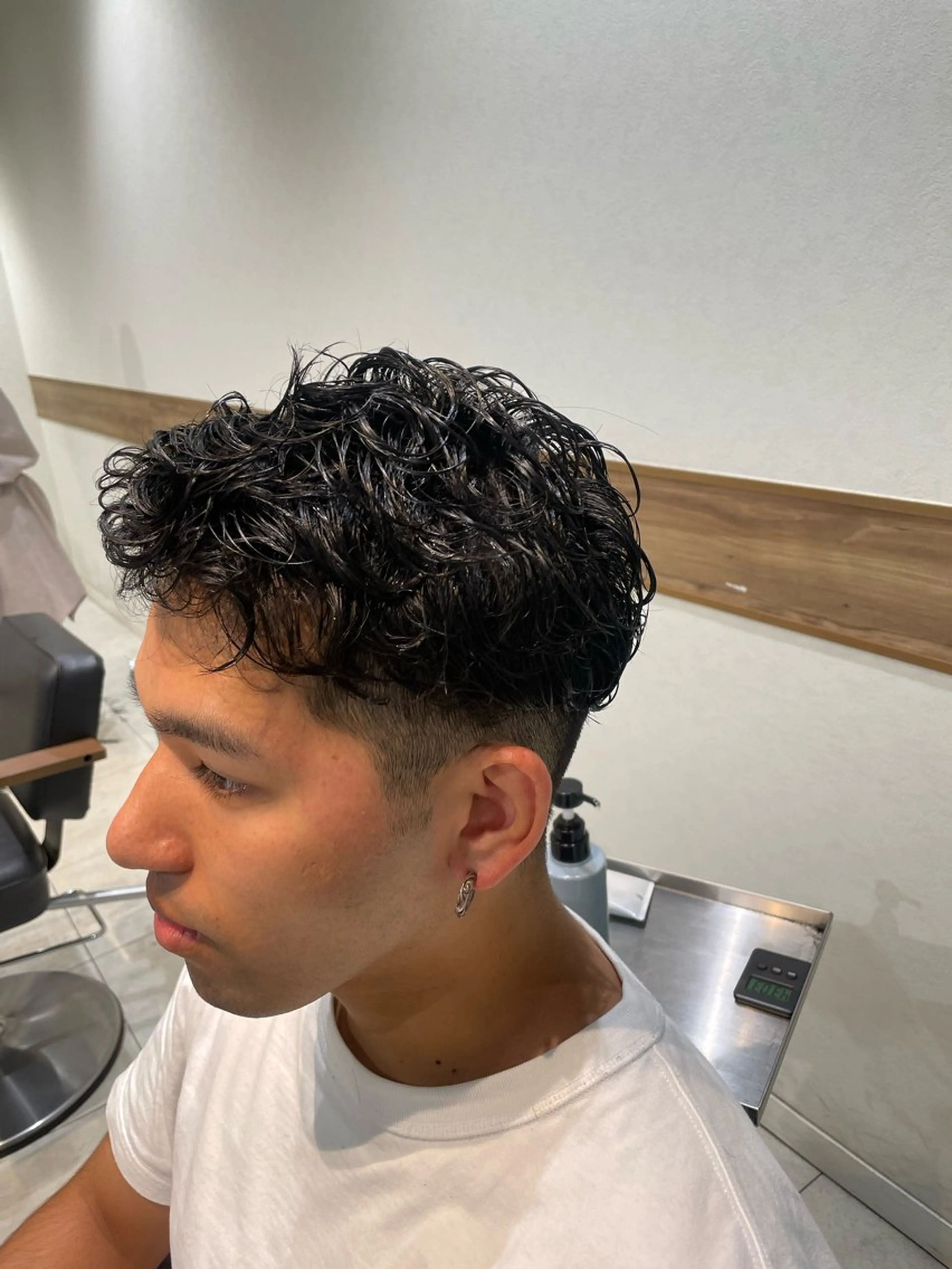 パーマ メンズ メンズパーマ 刈り上げ メンズ得意✂︎ 磯野歩夢のヘアスタイル