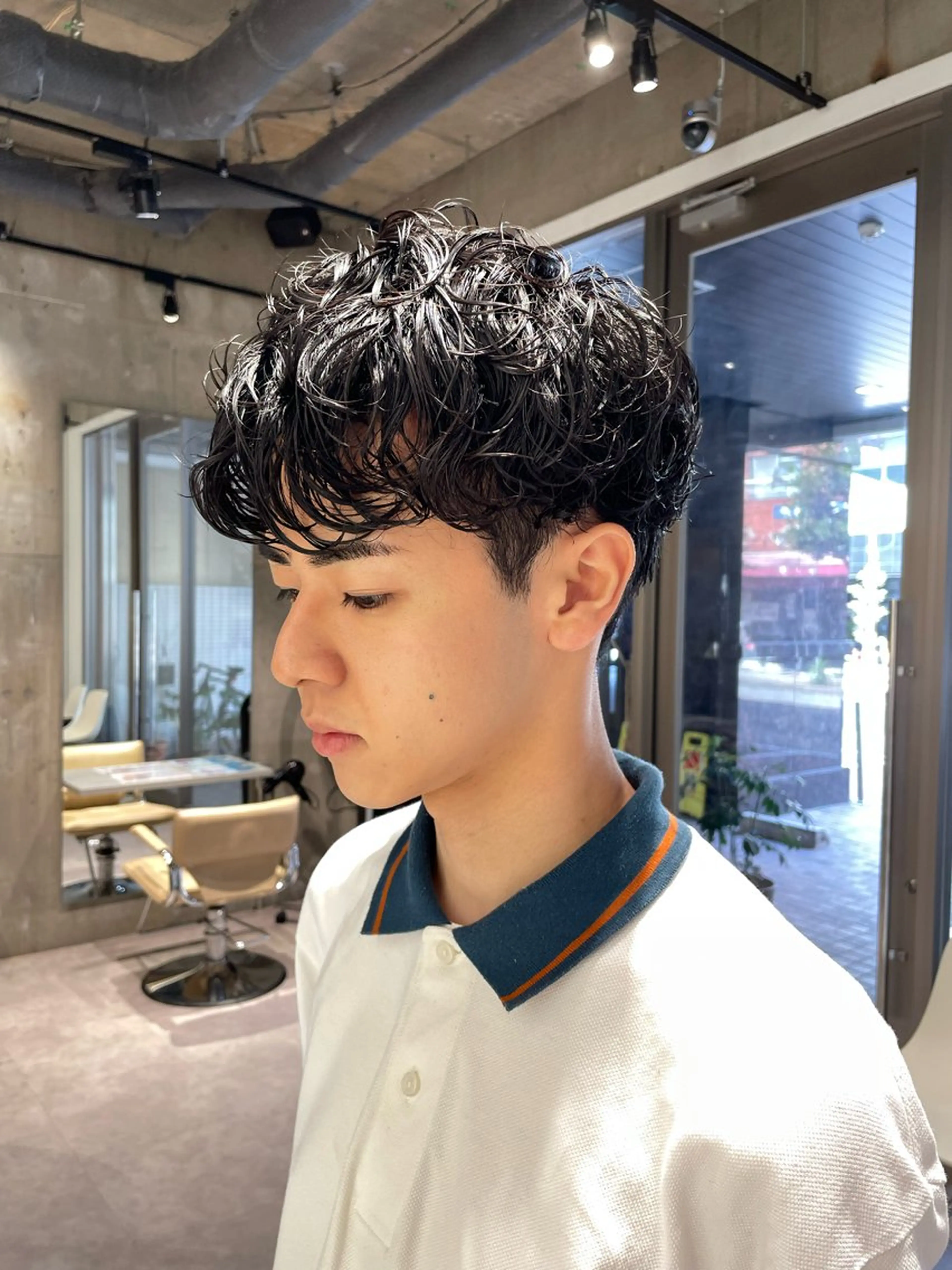 【王道メンズカット&パーマ✨】　　　　　　　　　　　　垢抜け⭐️王道ナチュラルパーマ🌀の写真