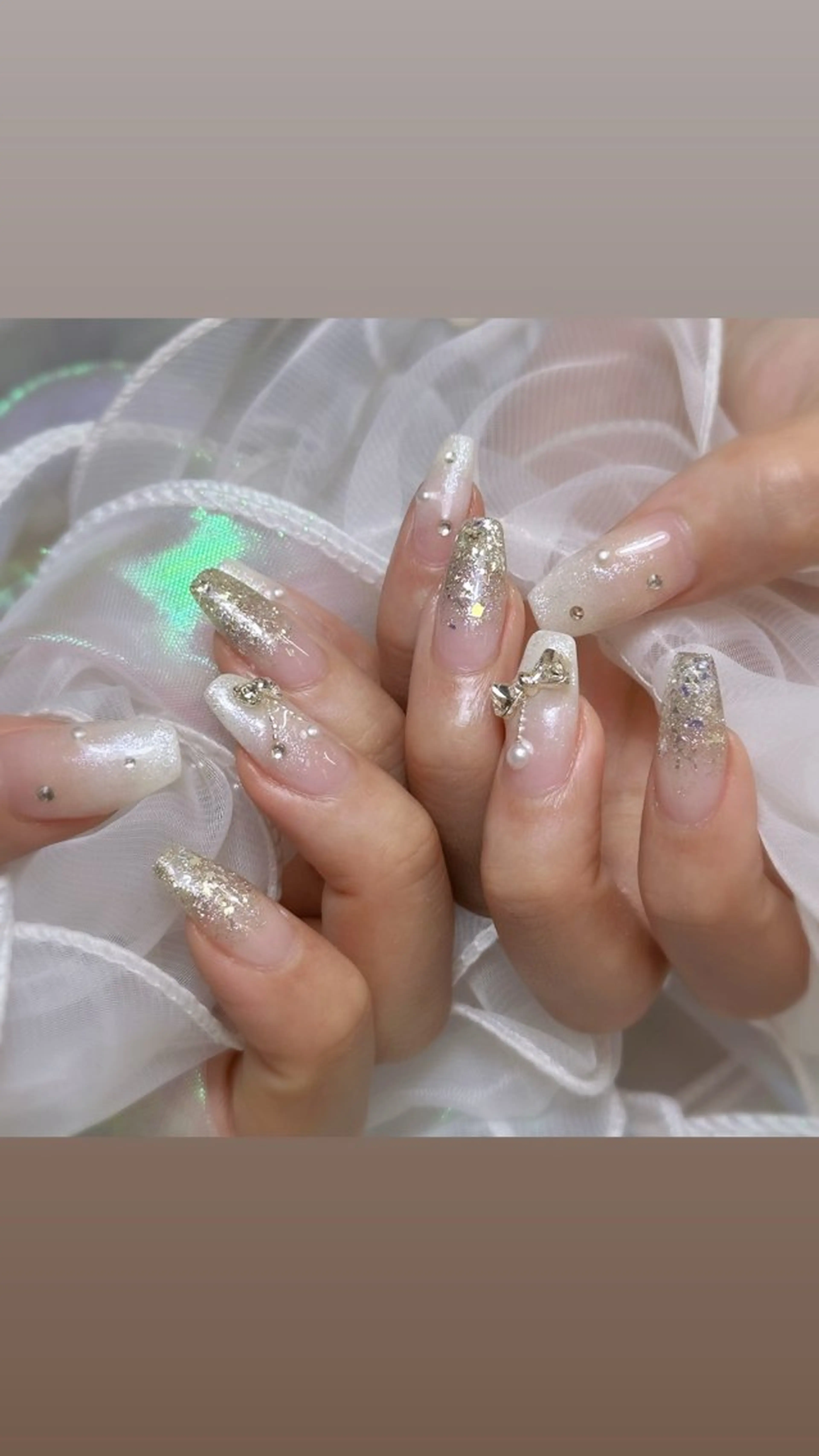 ネイル 冬ネイル ハンドネイル ラルゴ所属・Largo ラルゴのネイルデザイン