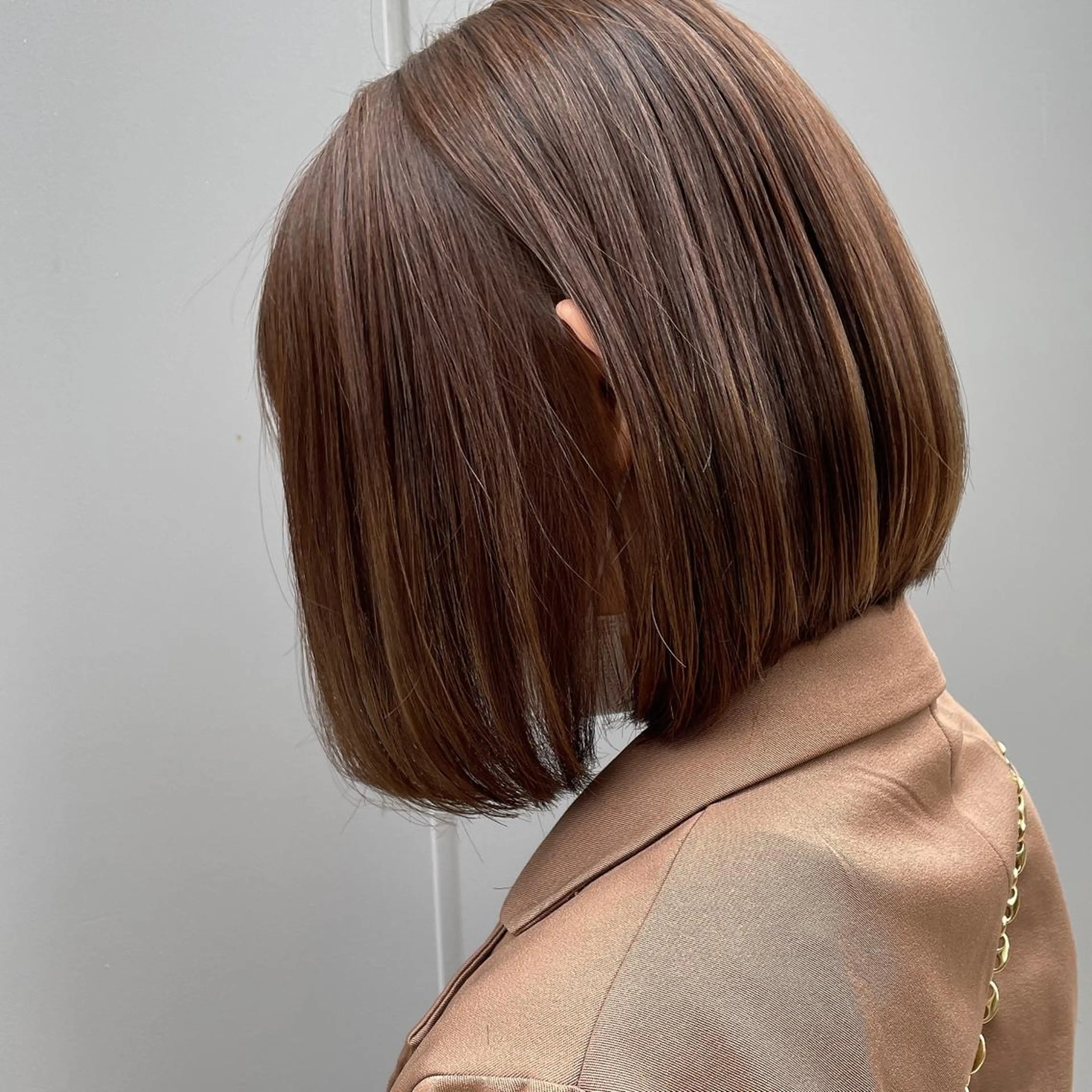 ショート カラー 髪質改善 中川　翔のヘアスタイル