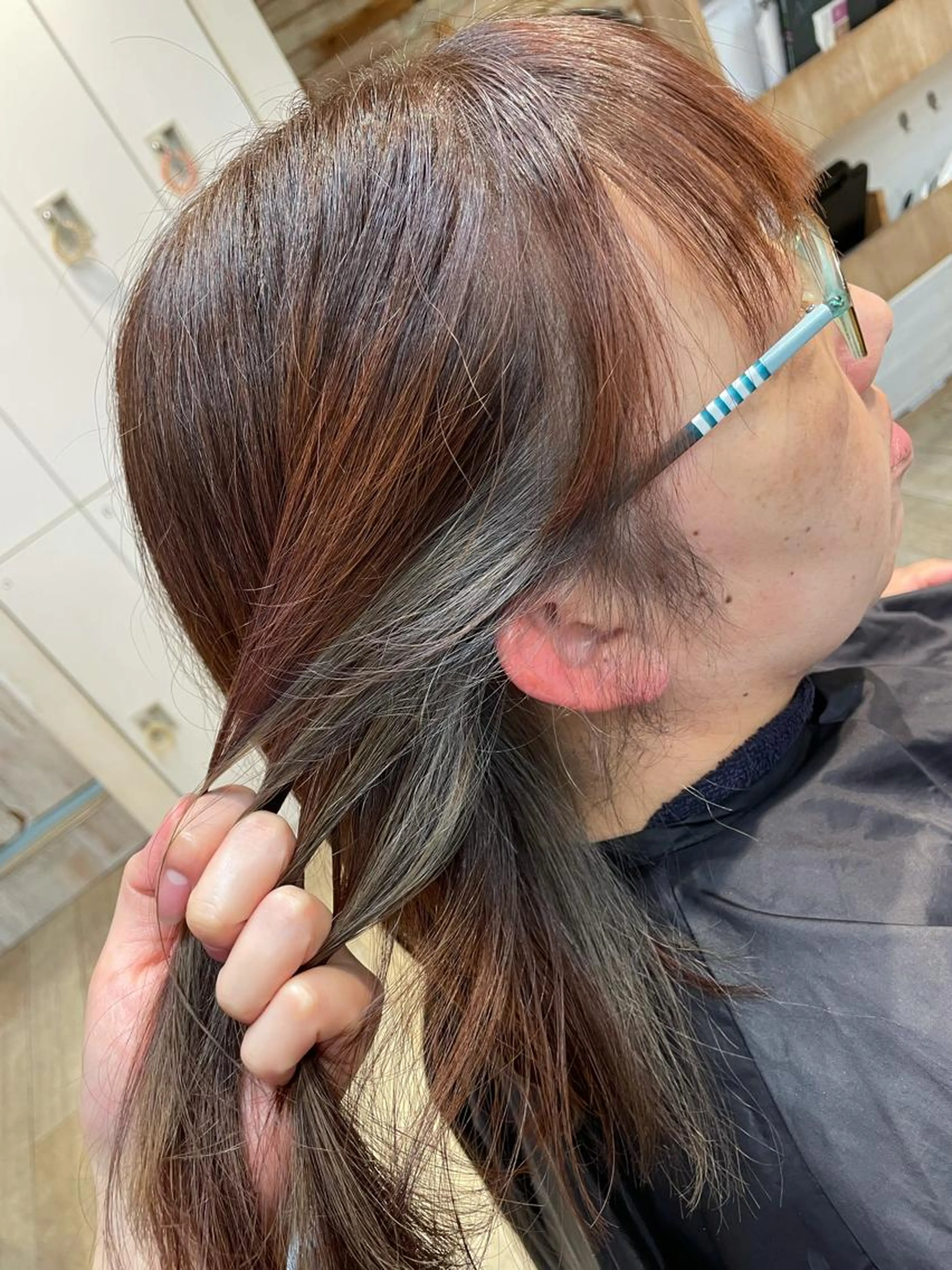 ポイントブリーチカラー＋トリートメントの写真