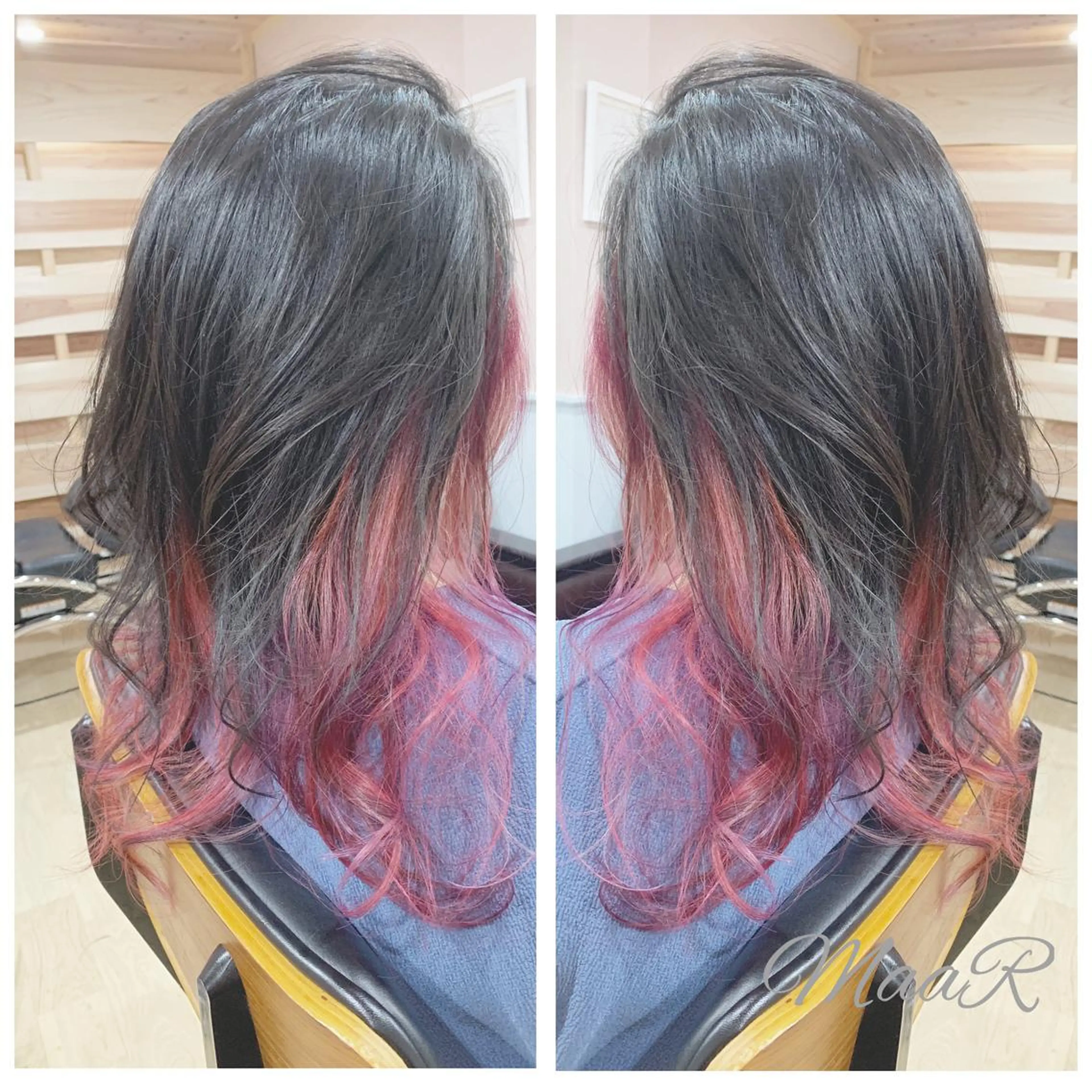 ロング カラー Asuka Mabuchiのヘアスタイル