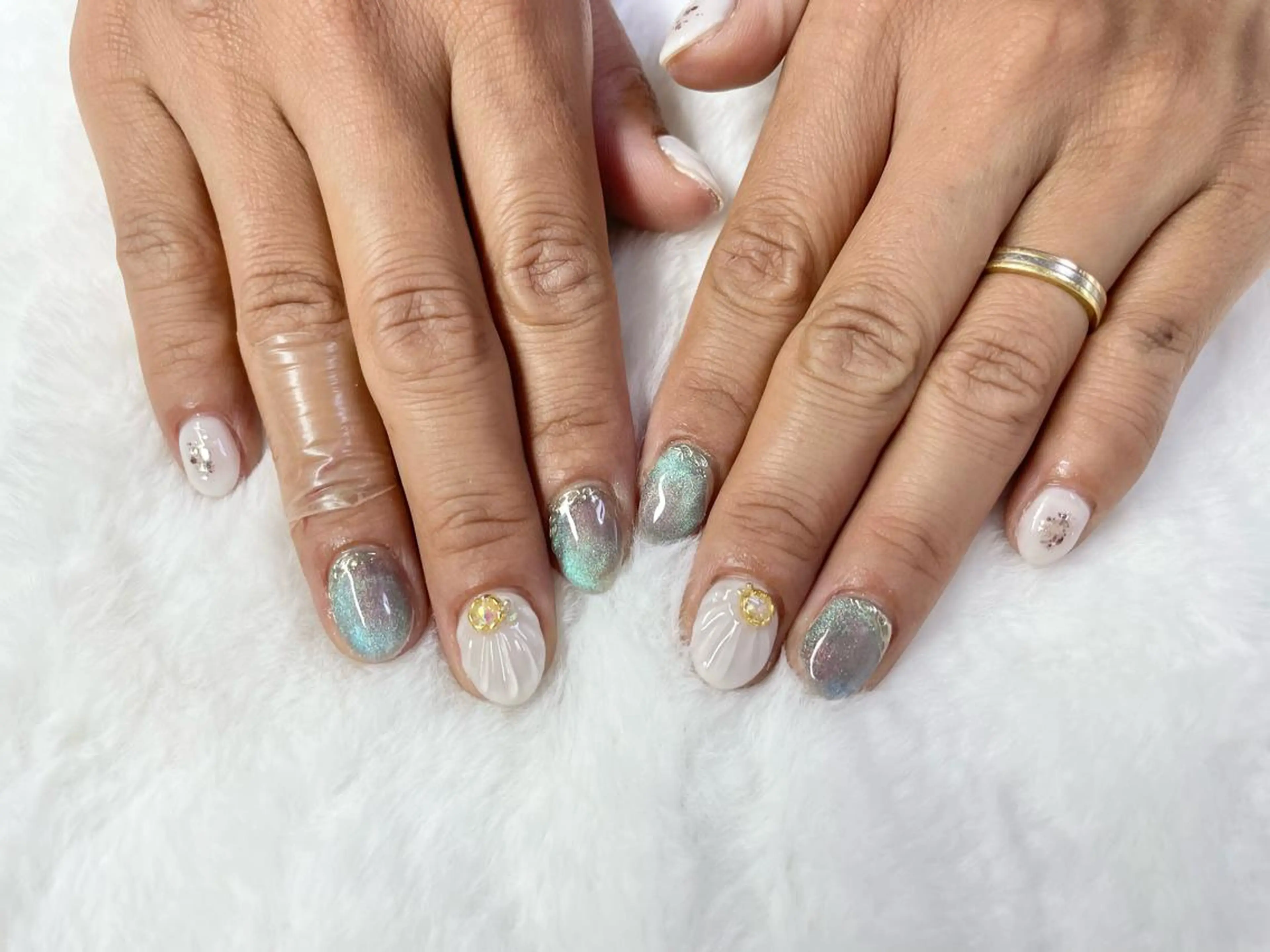 ネイル マグネットネイル Y's nailのネイルデザイン