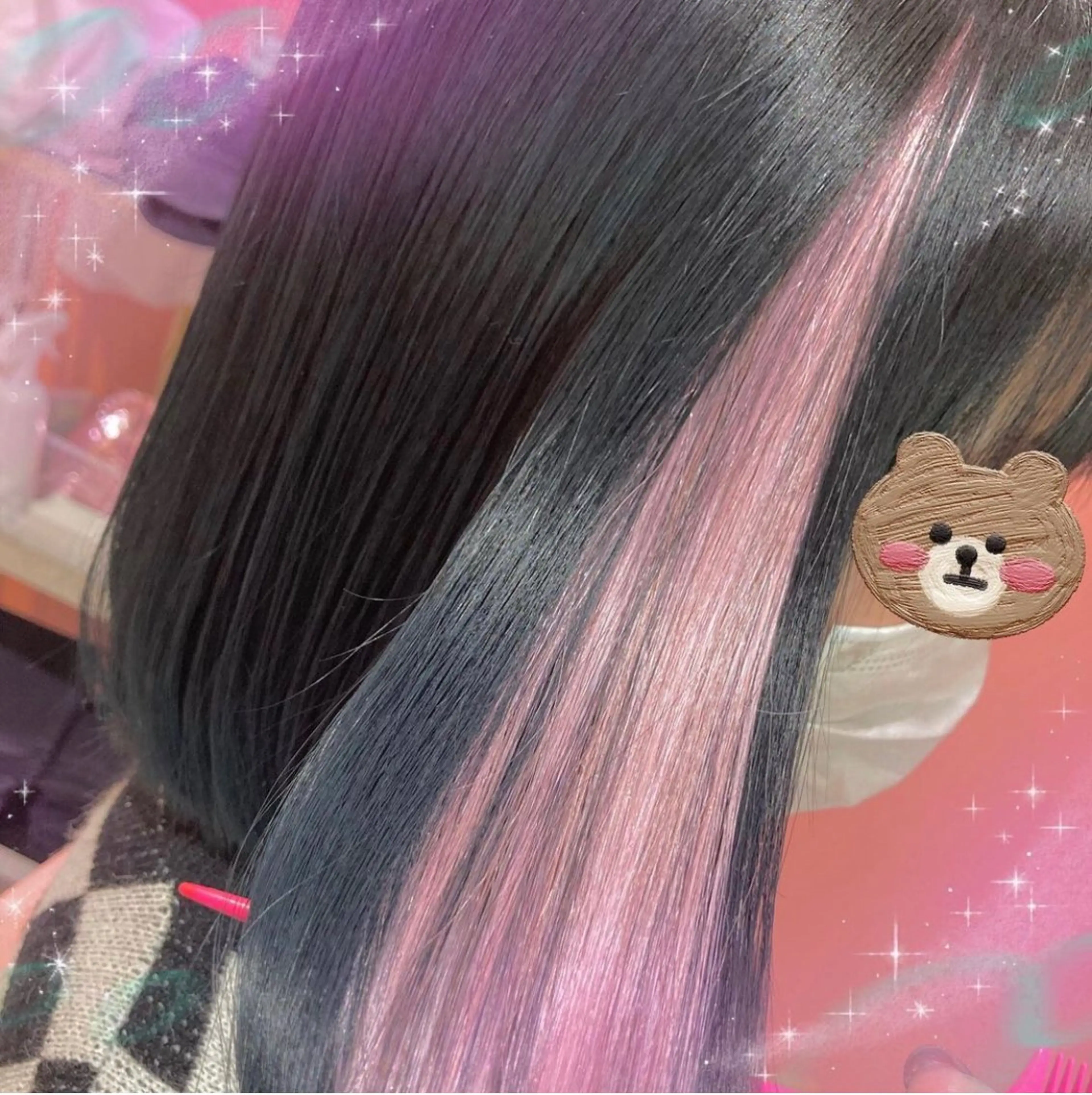 ミディアム カラー Beauty Sal on Milkのヘアスタイル