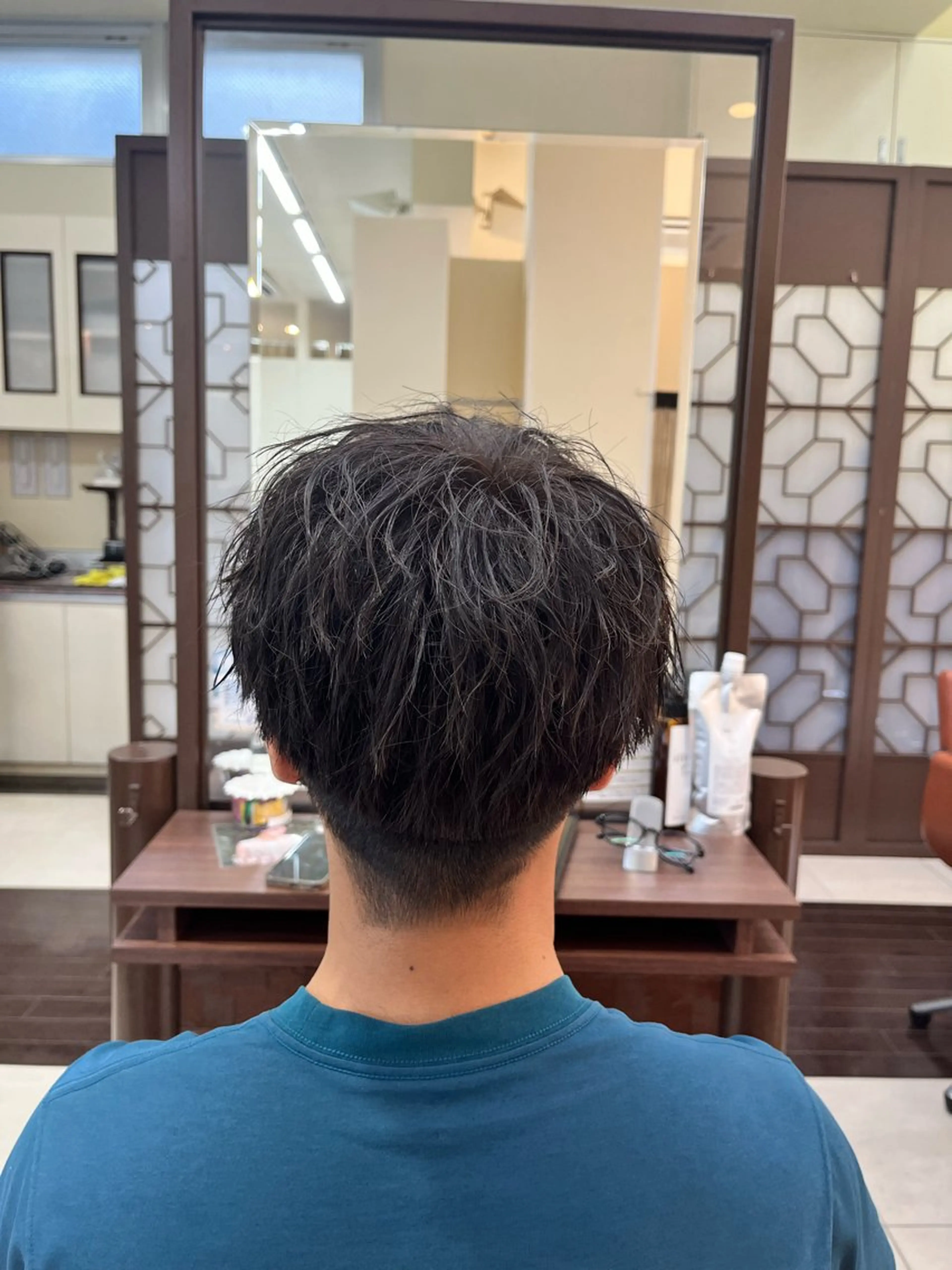 ショート パーマ メンズ マッシュ メンズパーマ ツイストスパイラルパーマ 刈り上げ スパイラルパーマ 🧊メンズ特化🧊 高木航希のヘアスタイル