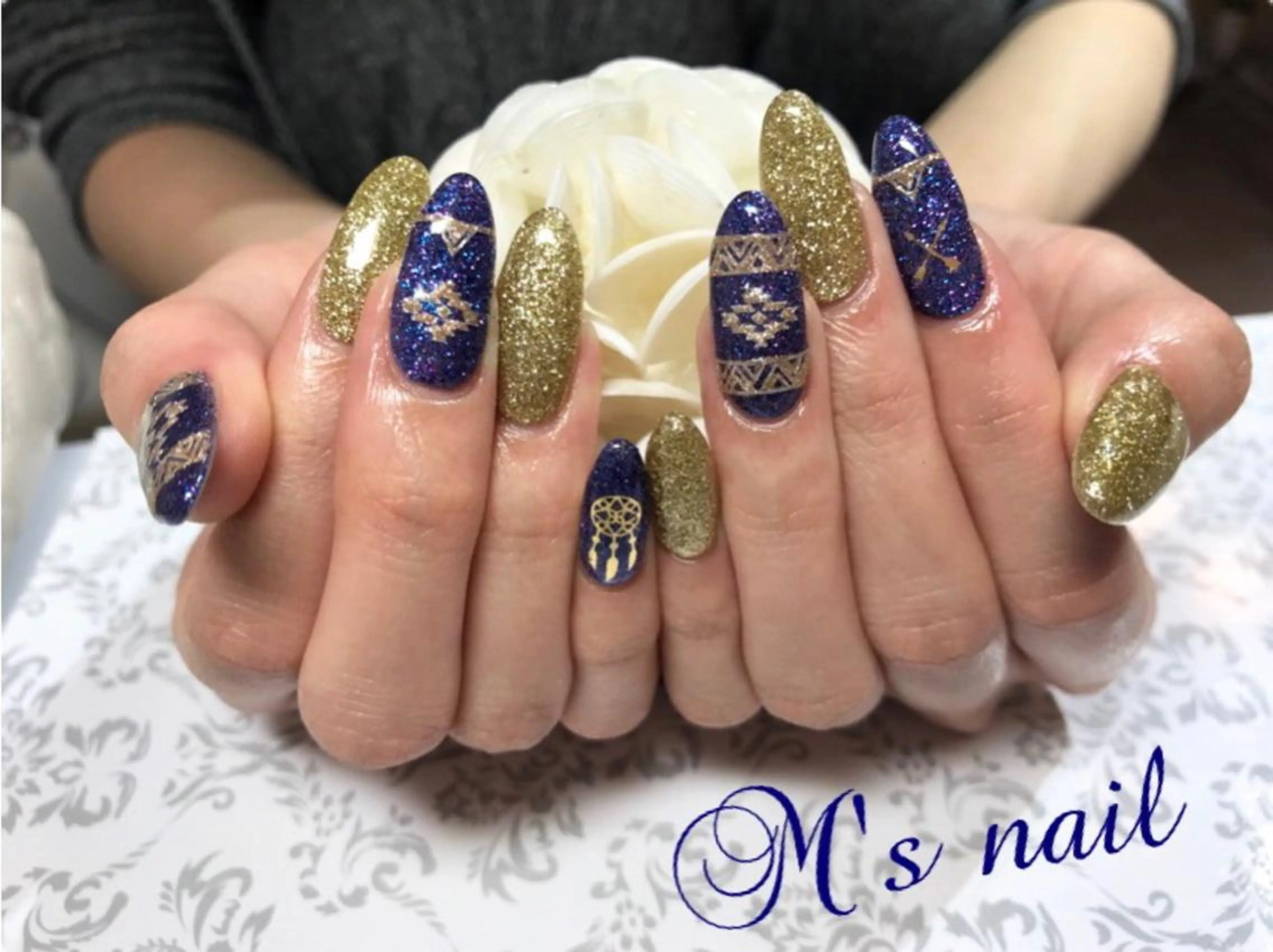 ネイル アートネイル スカルプネイル M's nail ..高幡不動のネイルデザイン