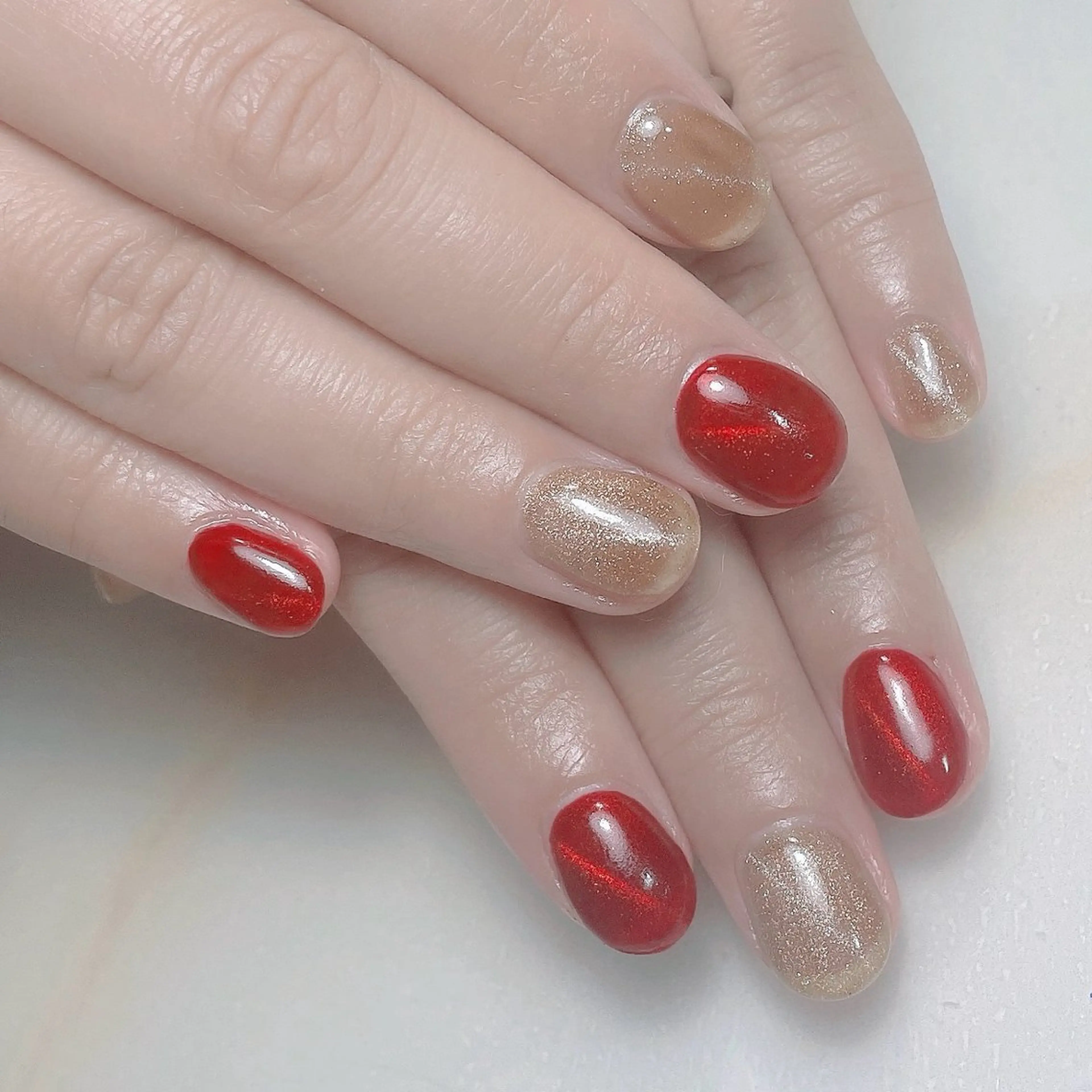 ネイル アートネイル フレンチネイル ジェルネイル グラデーション 韓国ネイル ハンドネイル 久保田 マリコのネイルデザイン