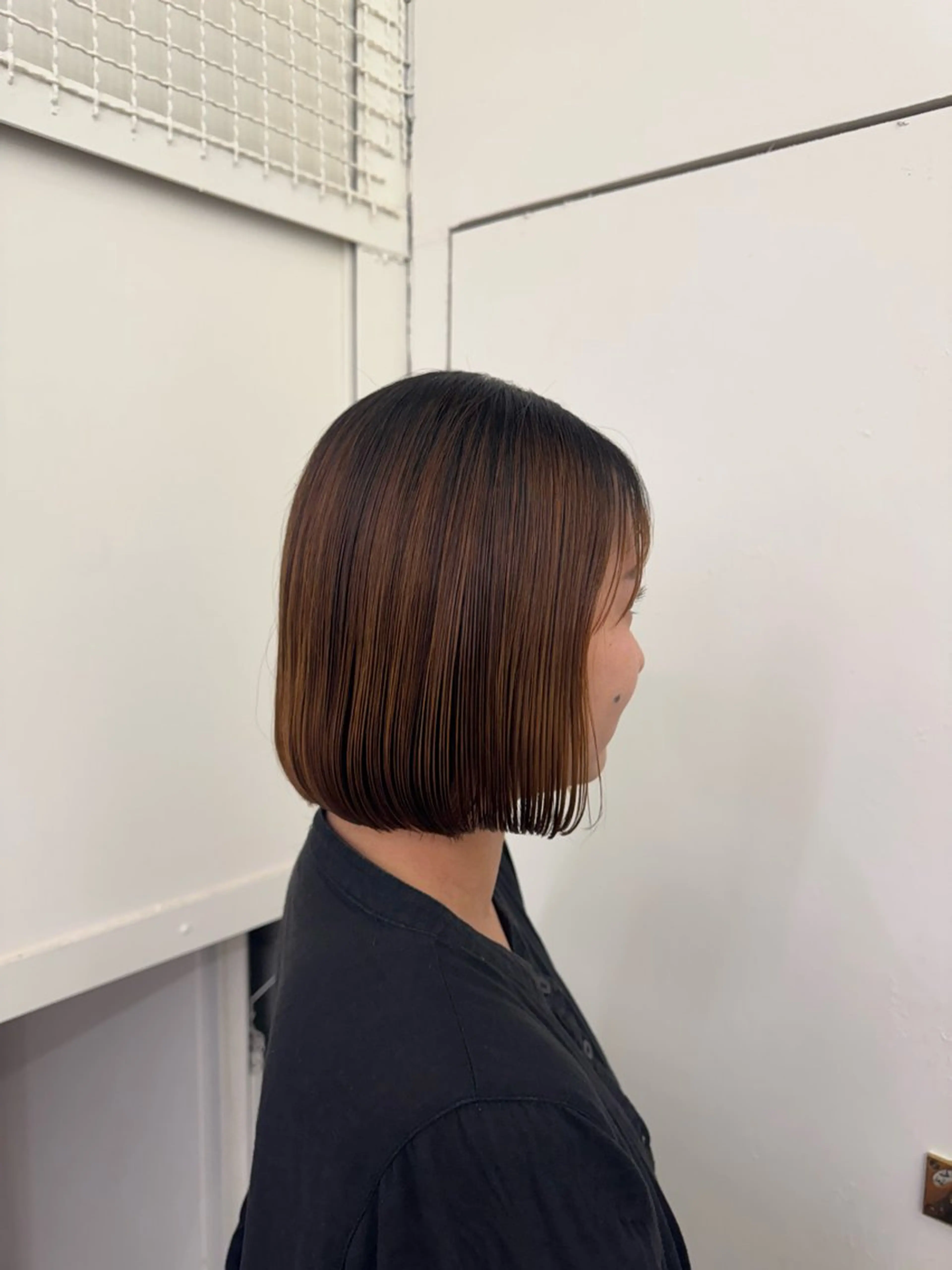 ミディアム 武川 紗弥のヘアスタイル