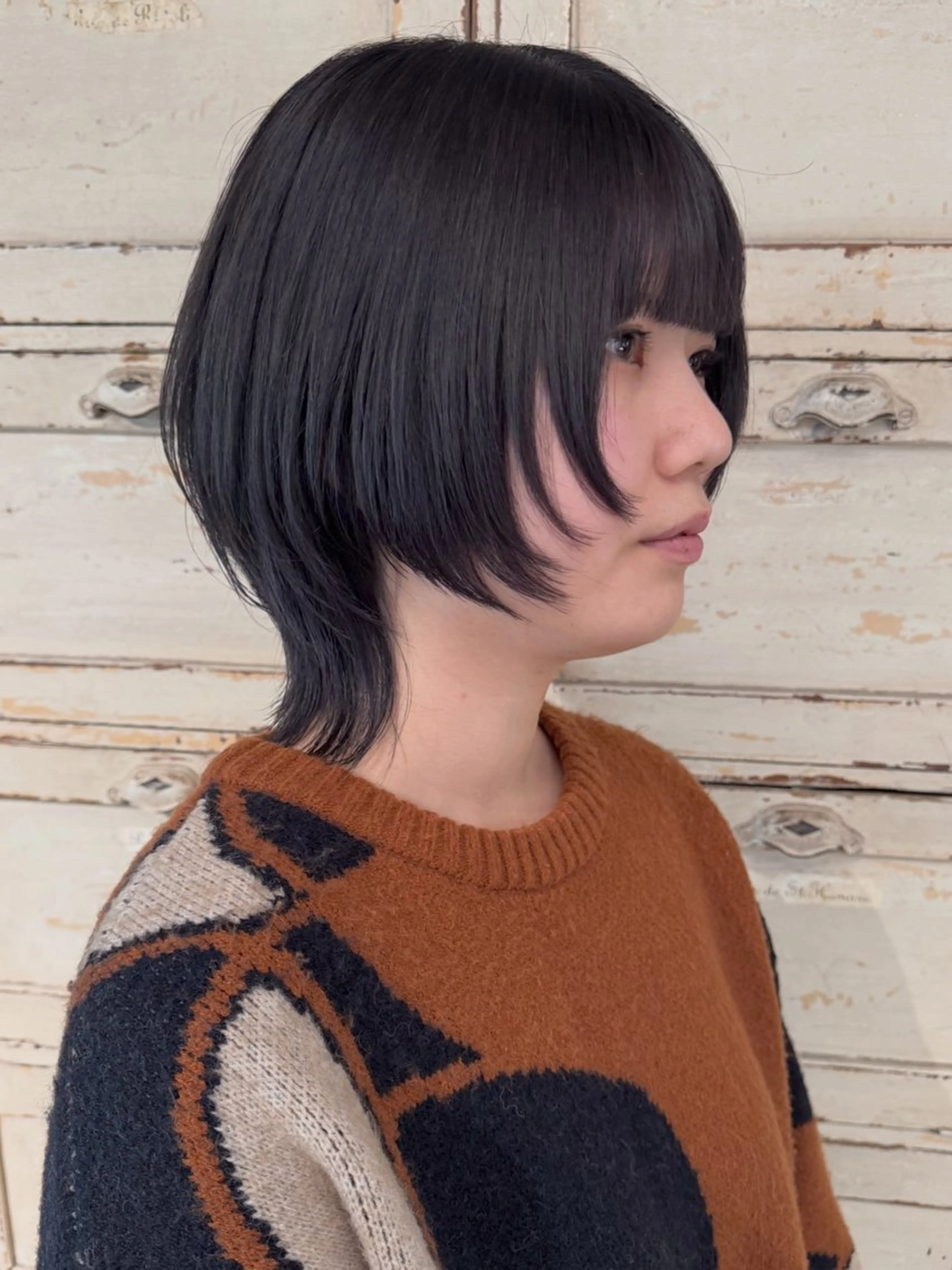 ミディアム カラー カット ヘアカラー RorriM natsuのヘアスタイル