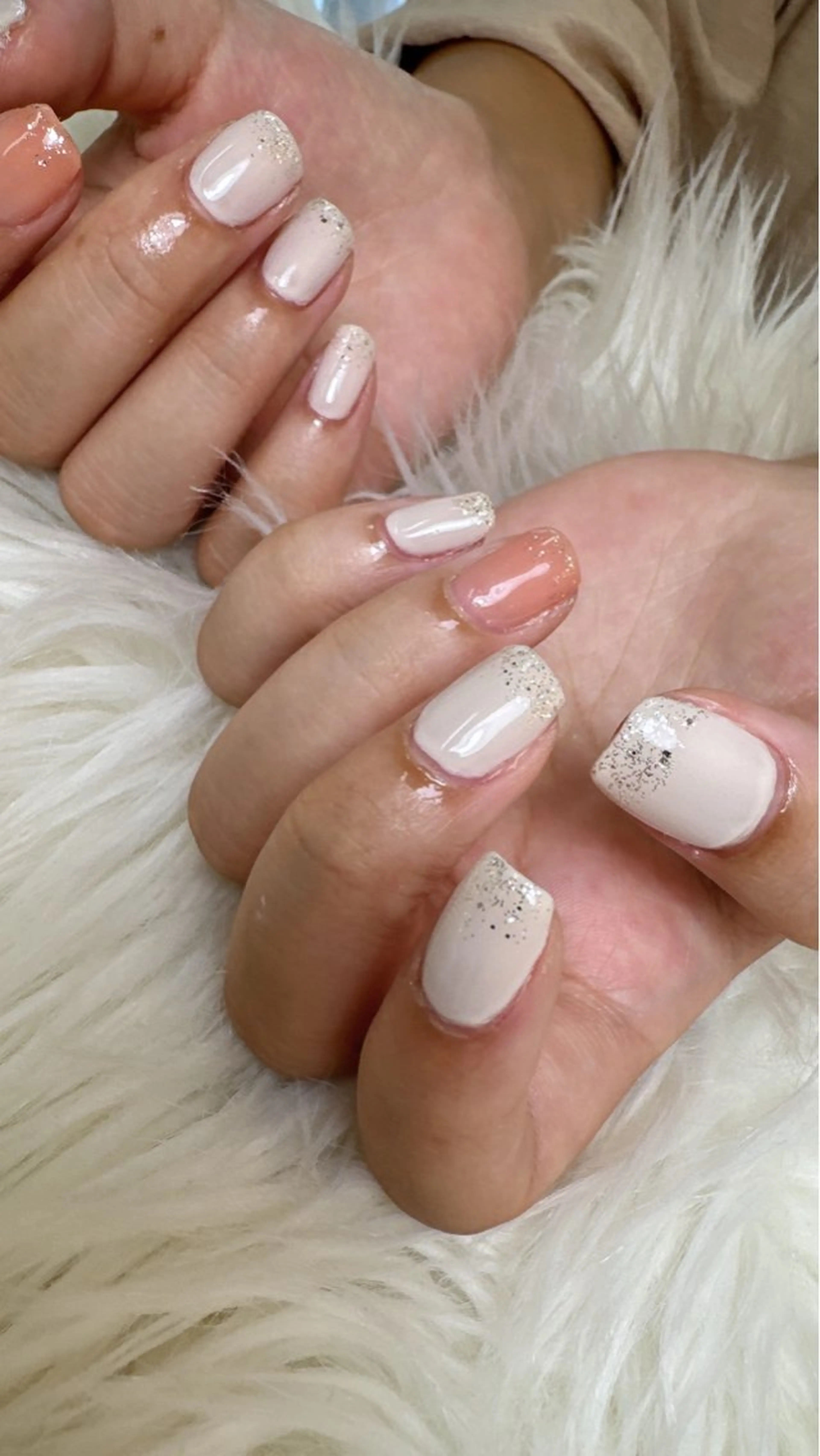 ネイル ラメ(グリッター) ワンカラーネイル Allure Yuuのネイルデザイン