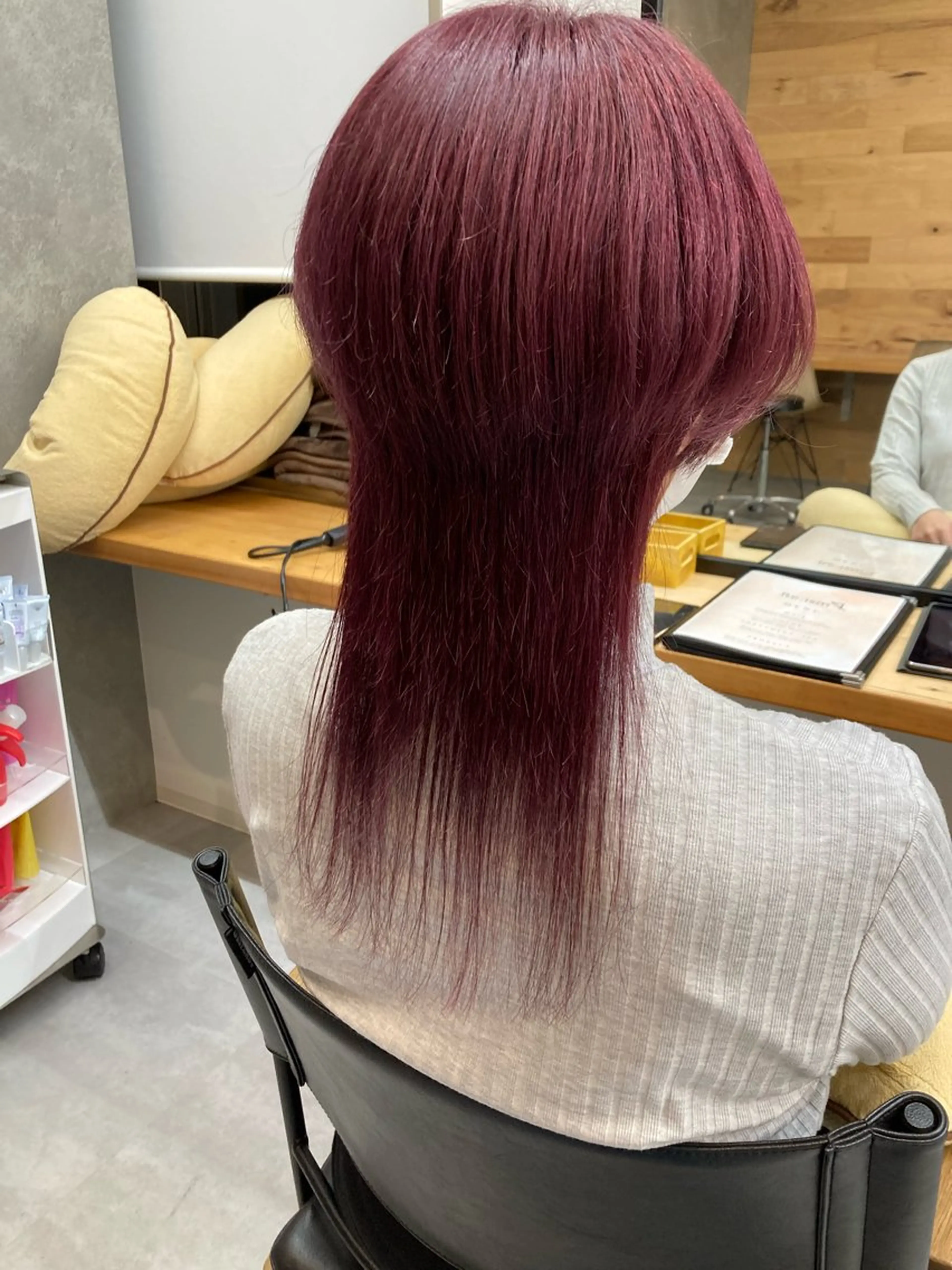 カラー ピンクカラー 樋口 江理香のヘアスタイル