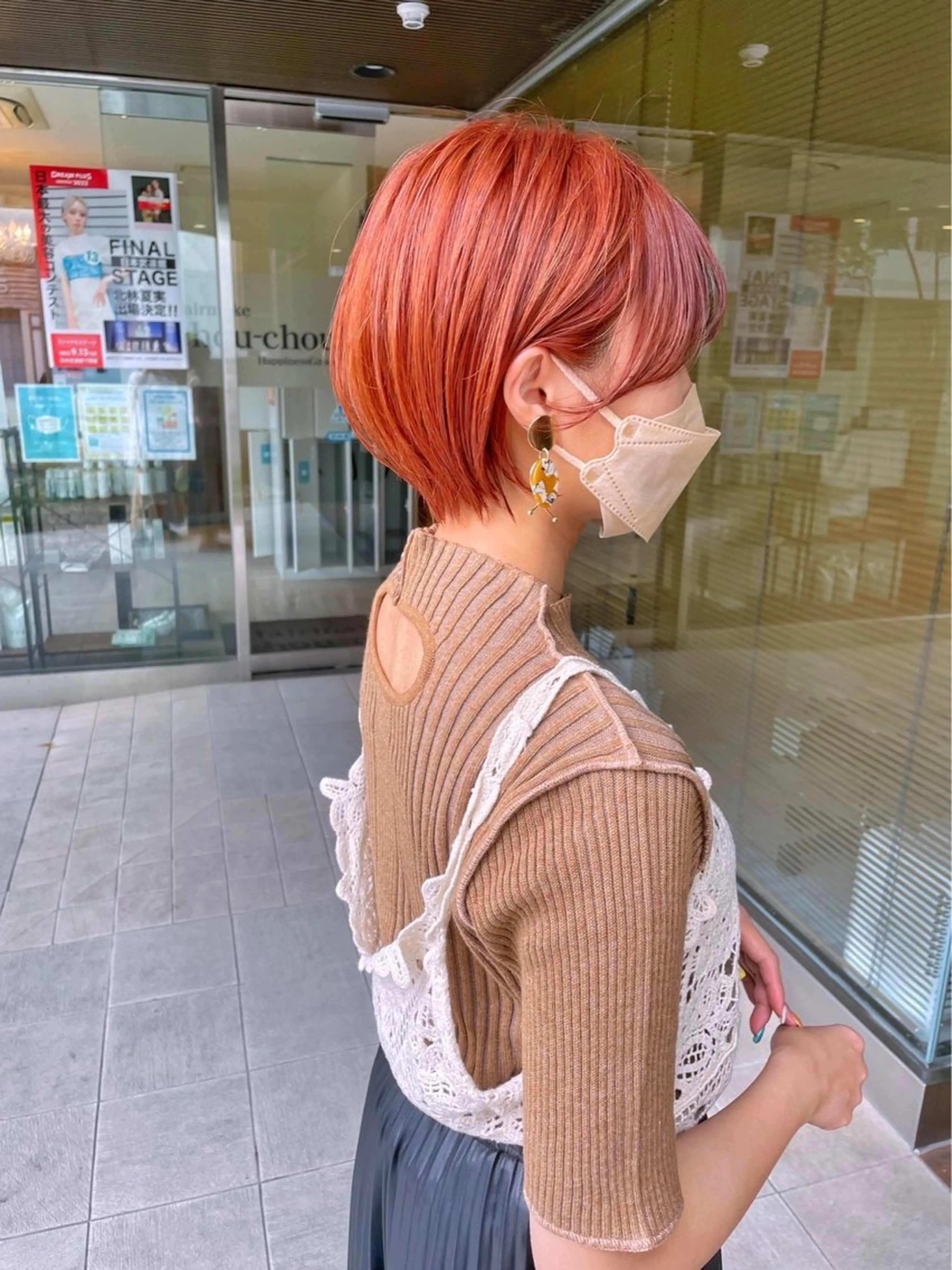 ショート カラー ヘアカラー ✨レイヤーお任せ✨ 林有里子のヘアスタイル