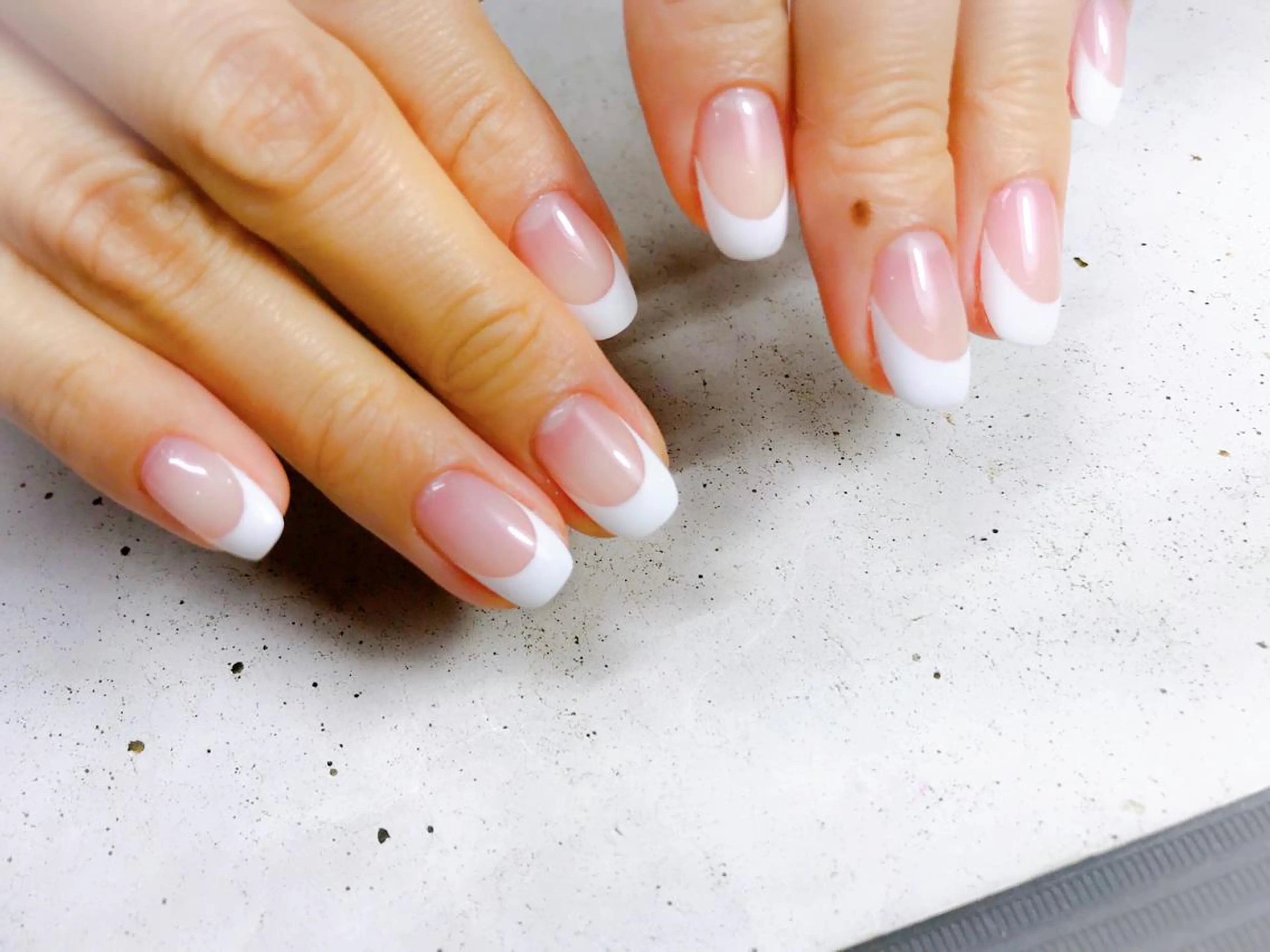 ネイル クリアネイル フレンチネイル emunail あやかのネイルデザイン