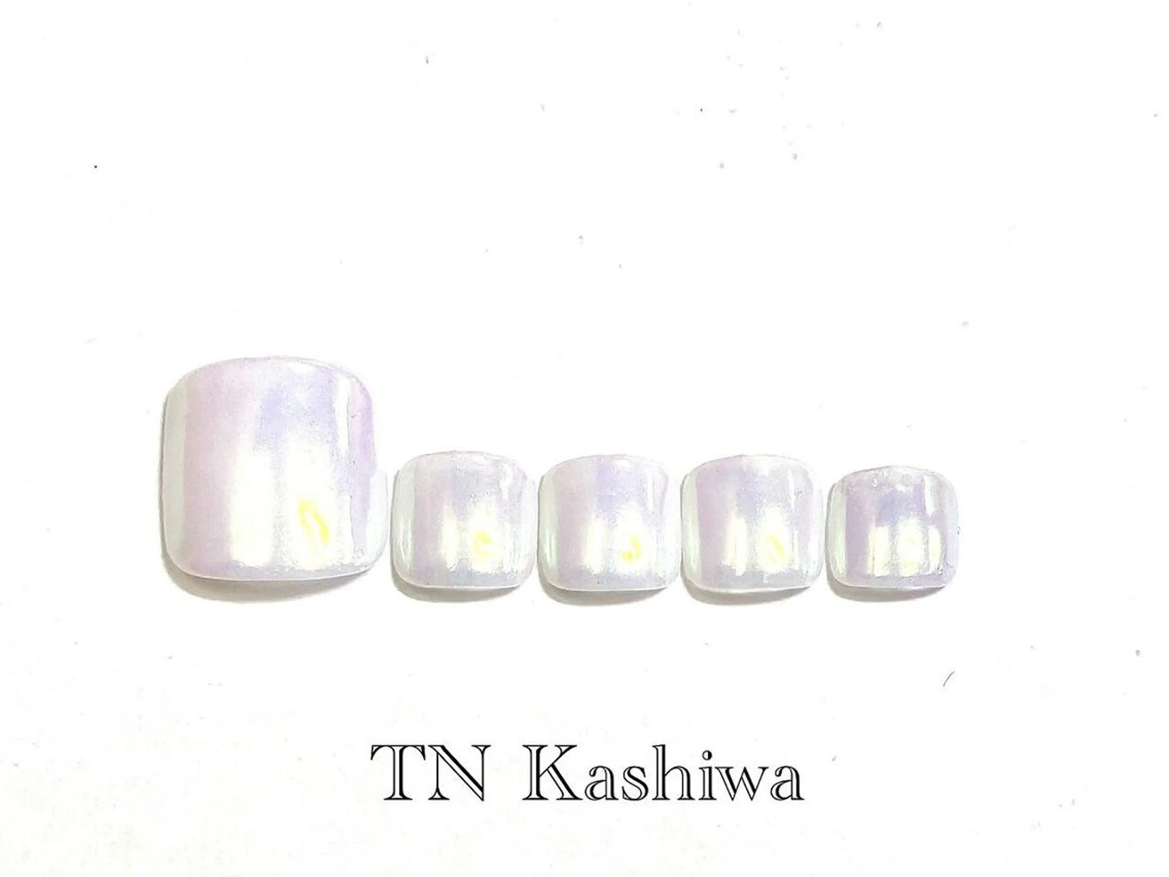 ネイル フットネイル 河合 葵のネイルデザイン