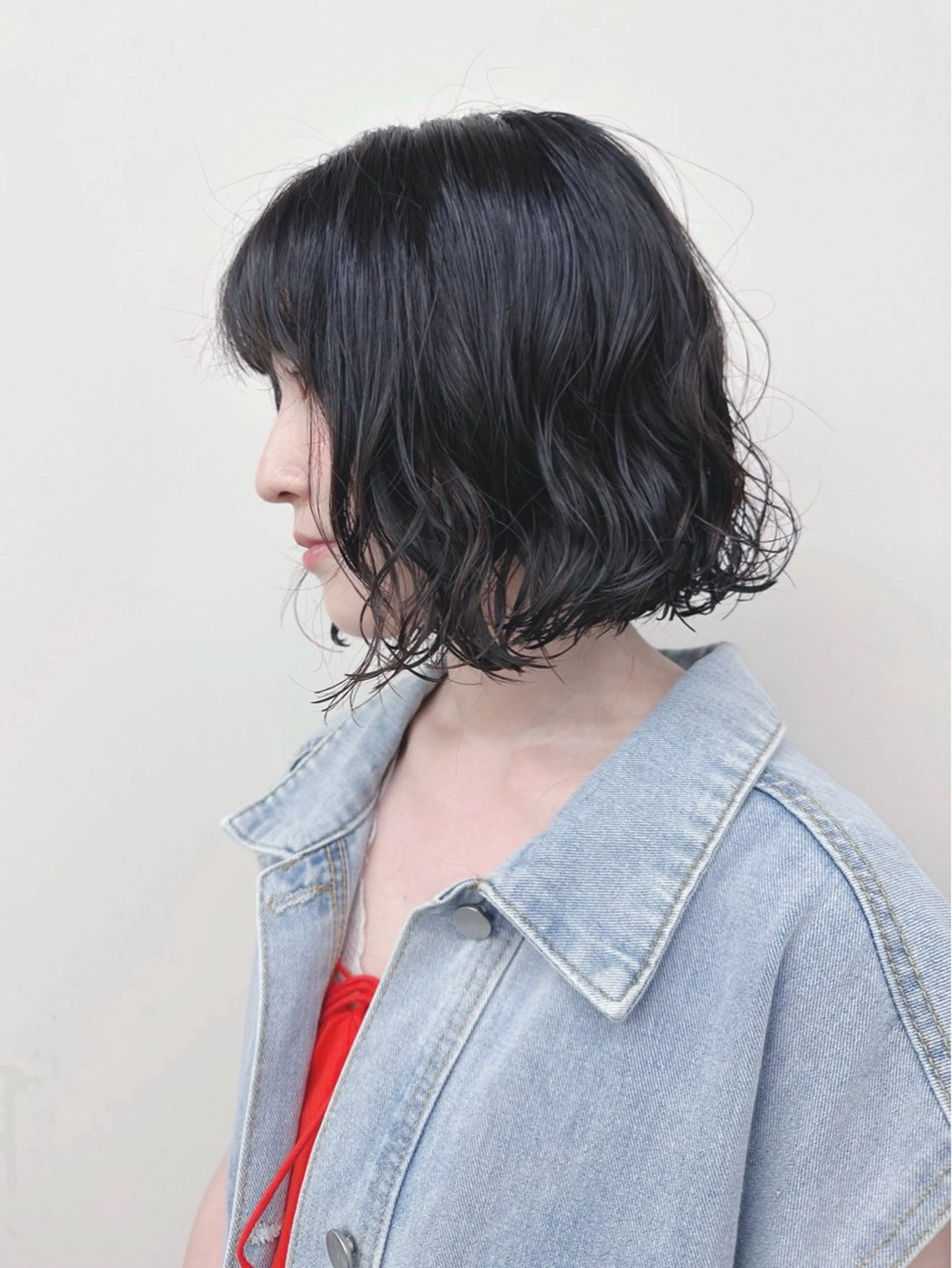 ショート パーマ カット パーマ ボブ/ゆるふわ ボブパーマ/とういのヘアスタイル