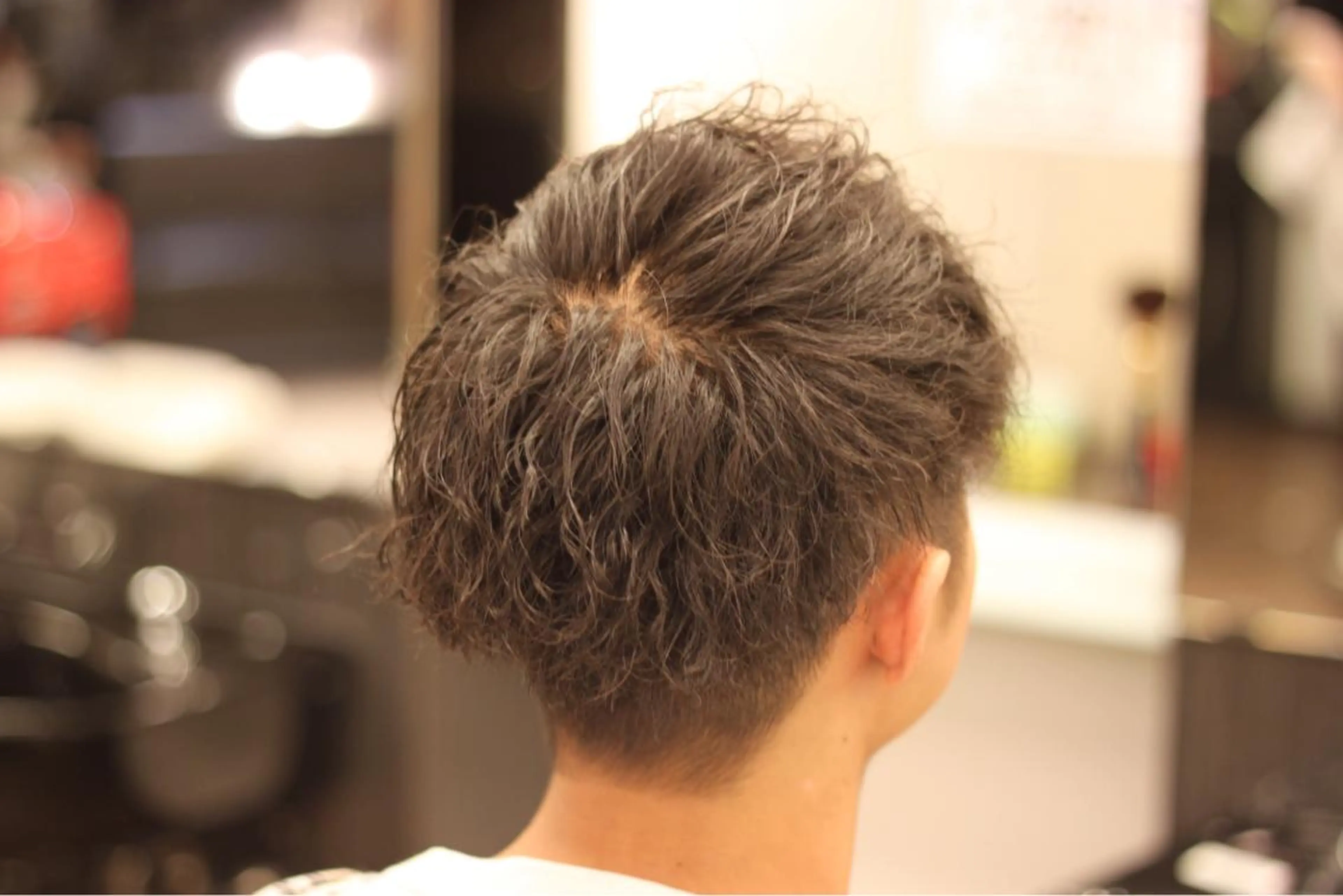 ショート パーマ メンズ メンズパーマ ツイストスパイラルパーマ スパイラルパーマ 前田賢生 ご新規様はNGのヘアスタイル