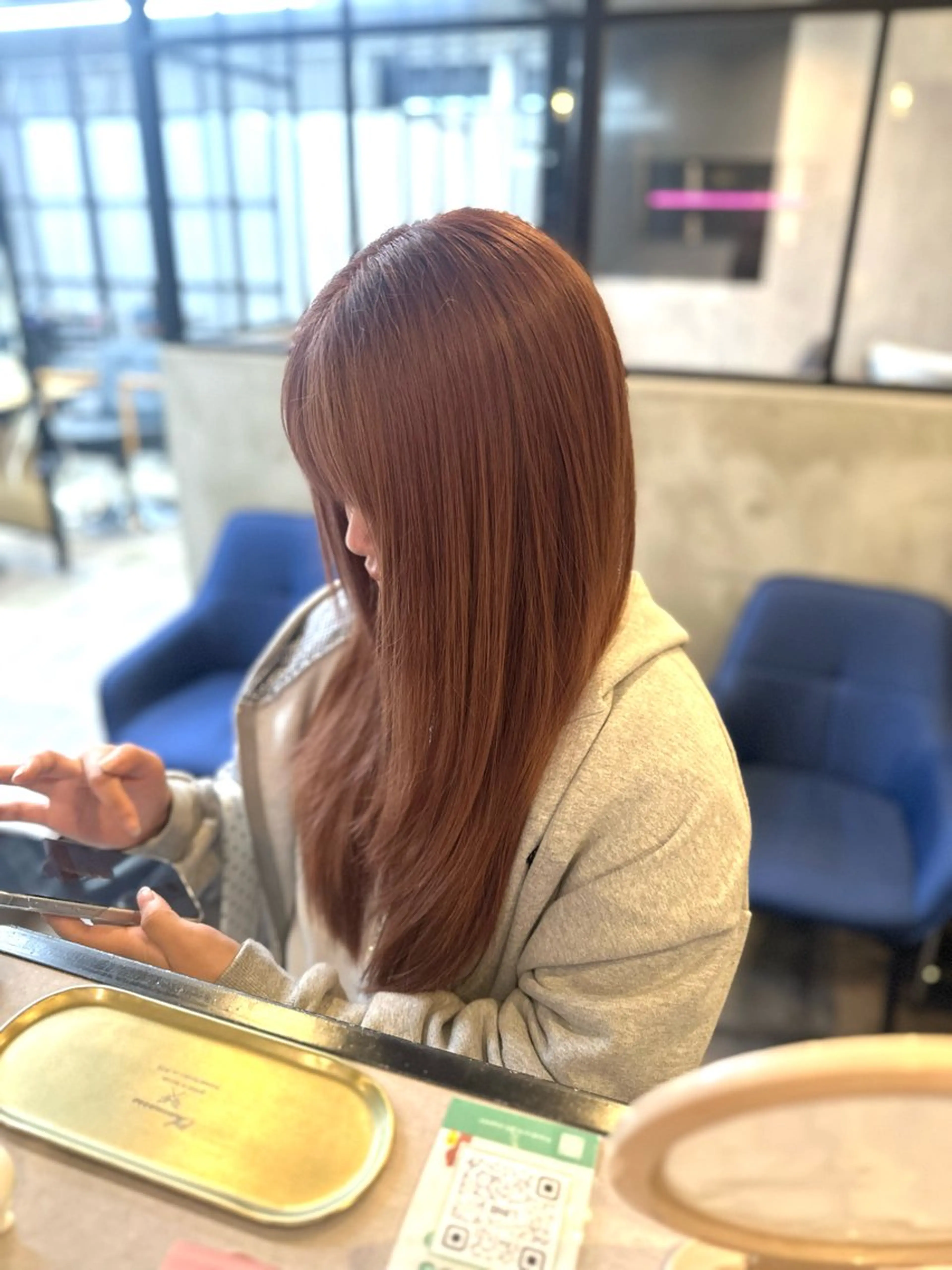 ロング カラー ヘアカラー トリートメント ︎︎カイ ミズキ 🎀のヘアスタイル