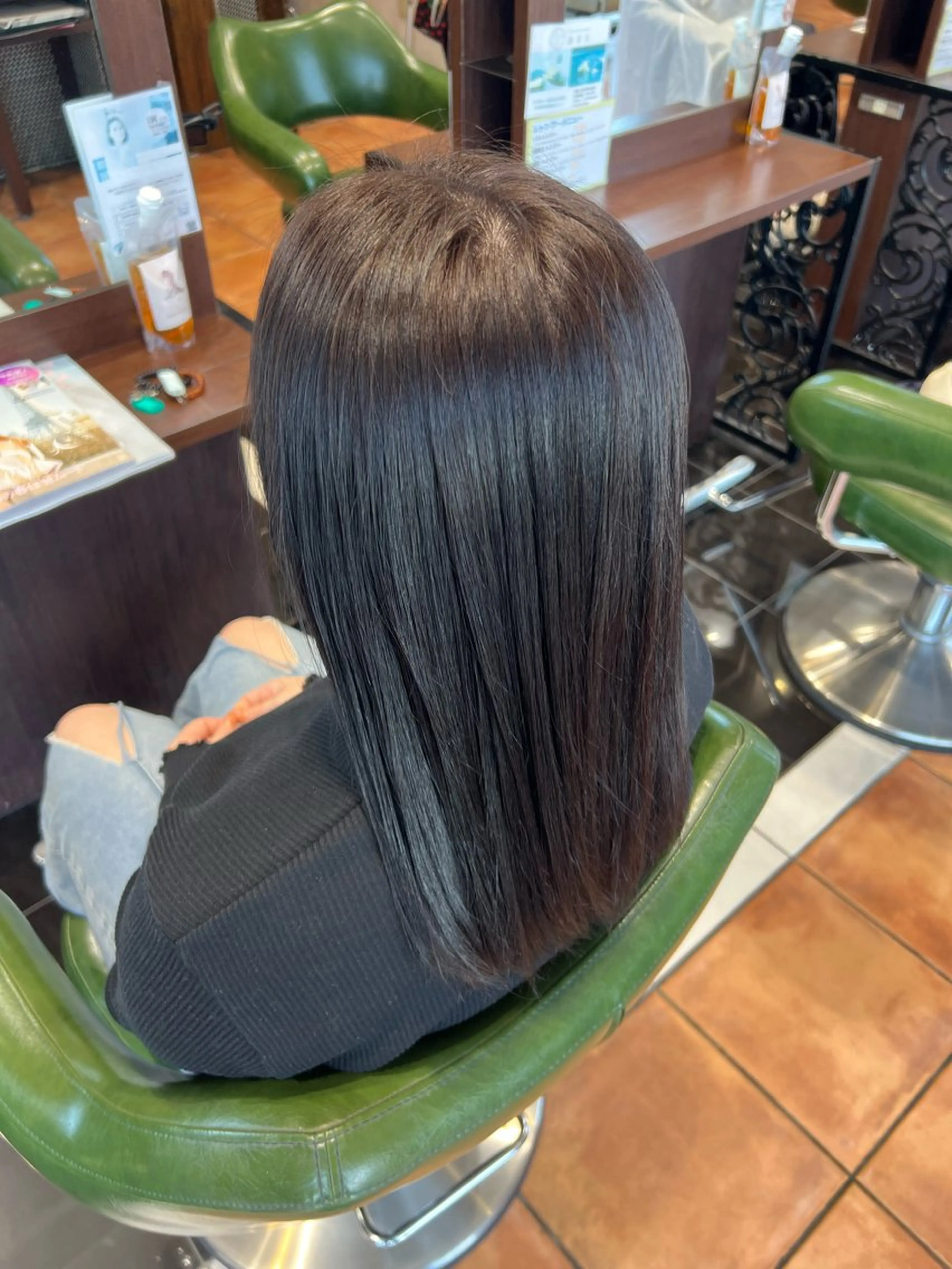 カラー 平野 沙英のヘアスタイル