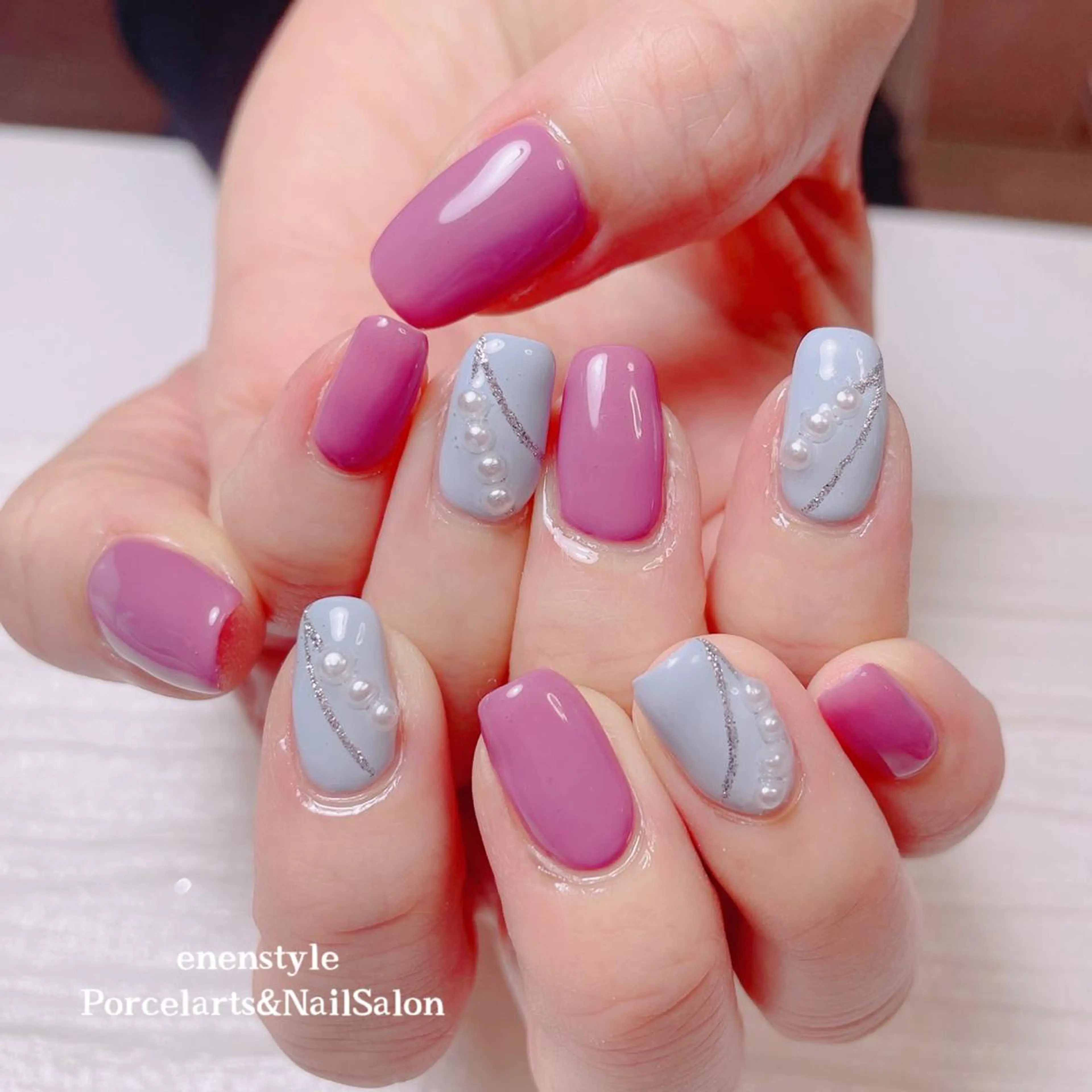 ミディアム ネイル 👑enen style👑のネイルデザイン