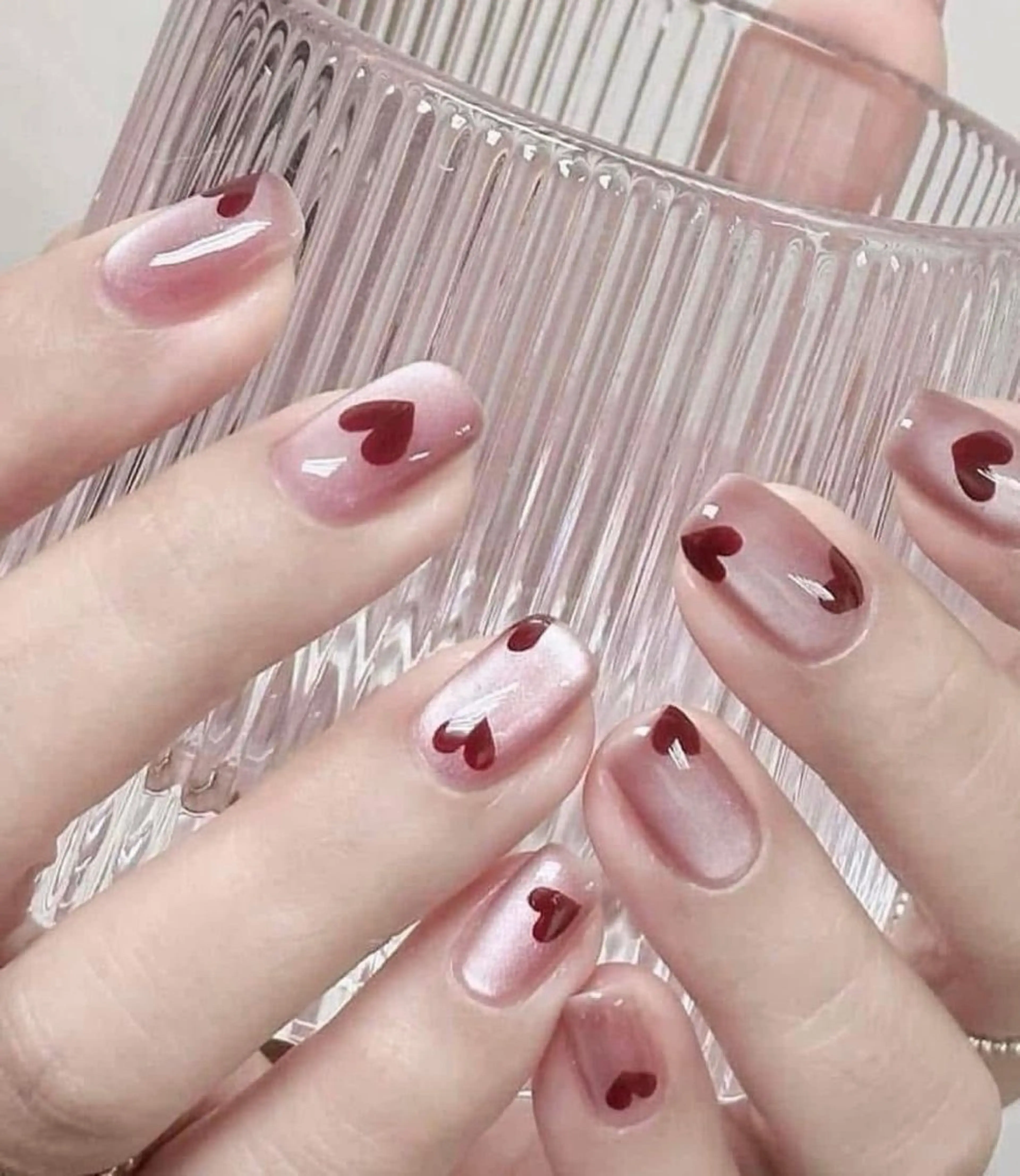 ネイル チークネイル フットネイル フレンチネイル グラデーション 韓国ネイル YUKI NAILのネイルデザイン