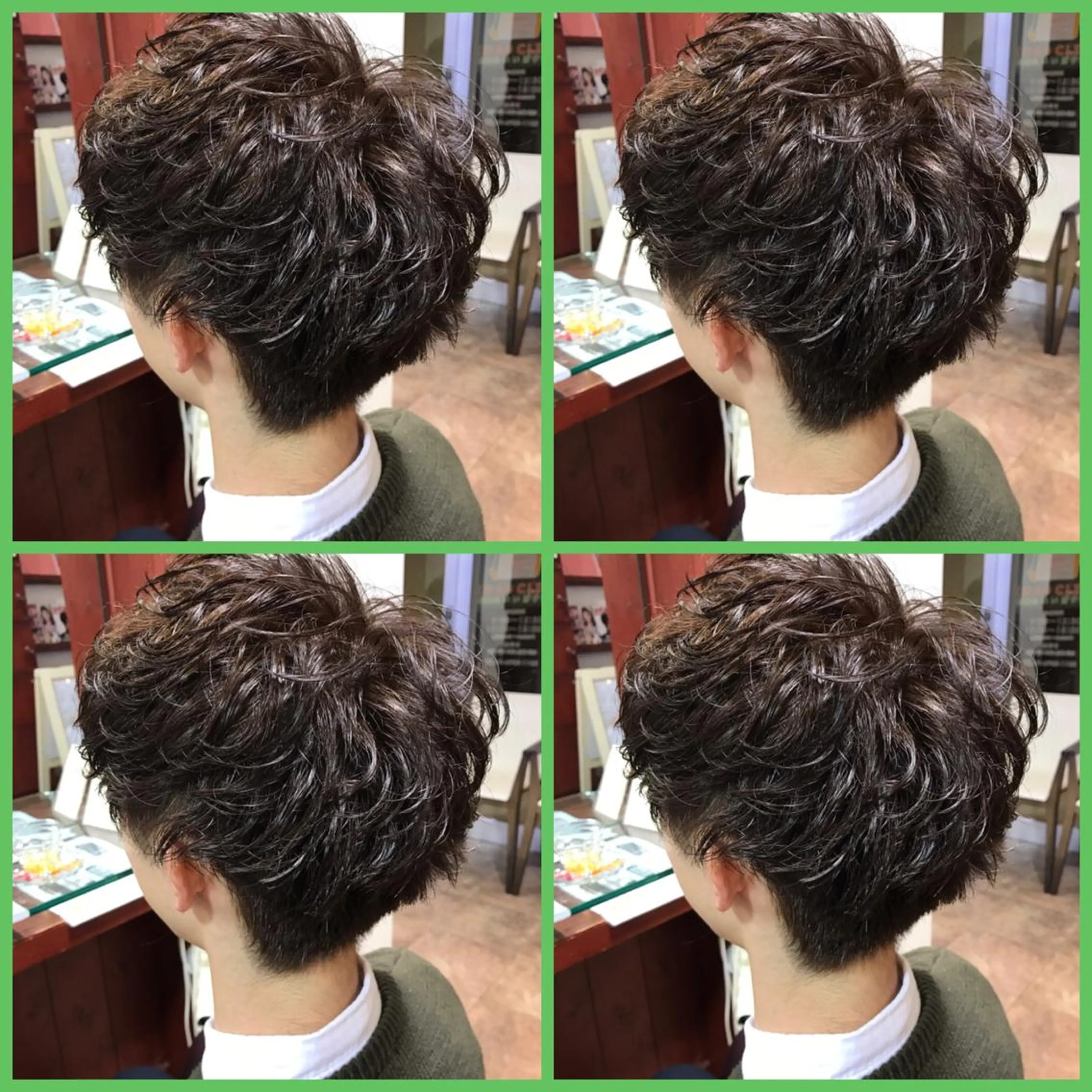 ショート パーマ カット パーマ ハイトーンデザイン カラー特化🌟木下のヘアスタイル