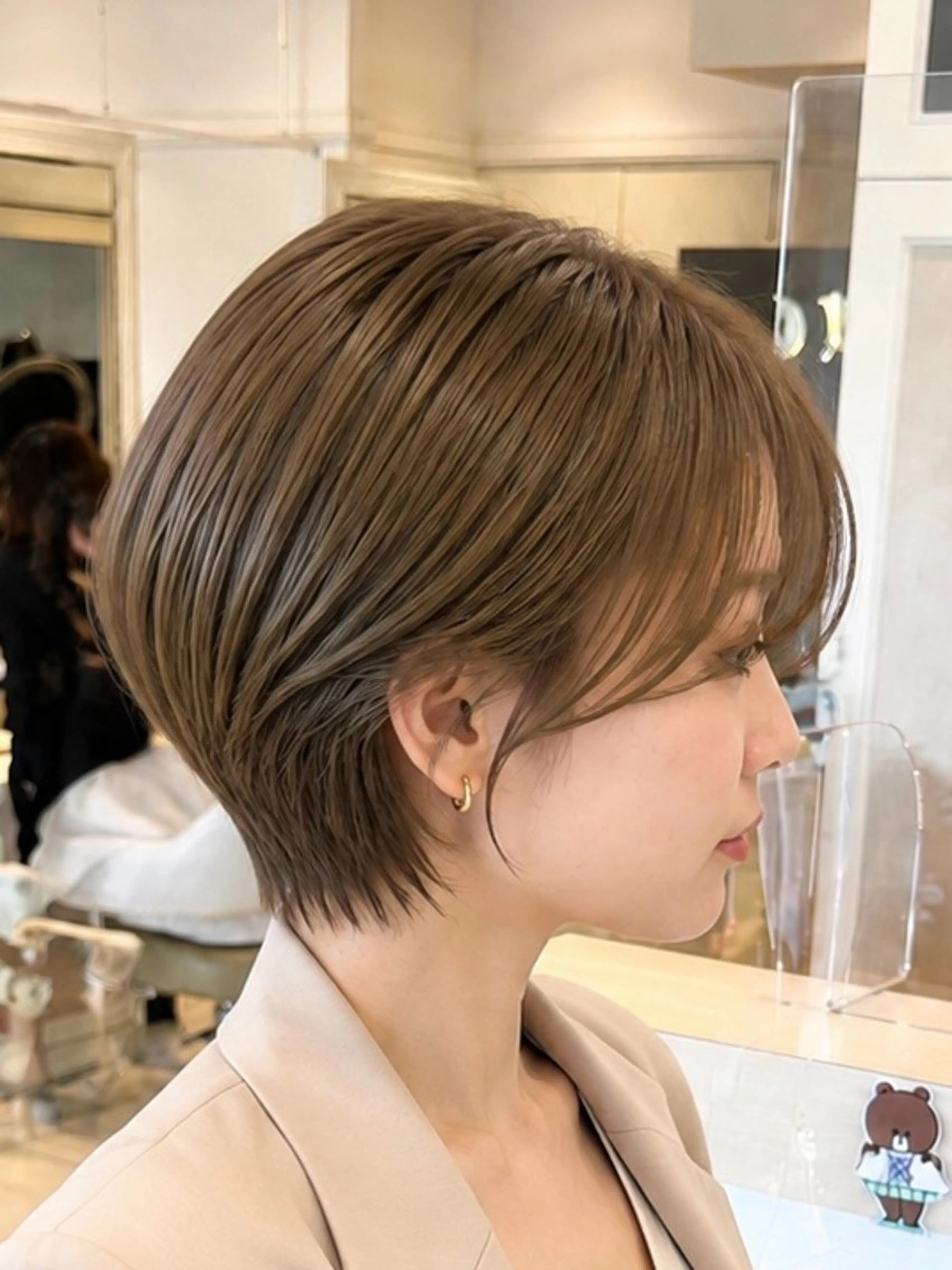 ショート カラー カット ヘアカラー 金子 直樹のヘアスタイル