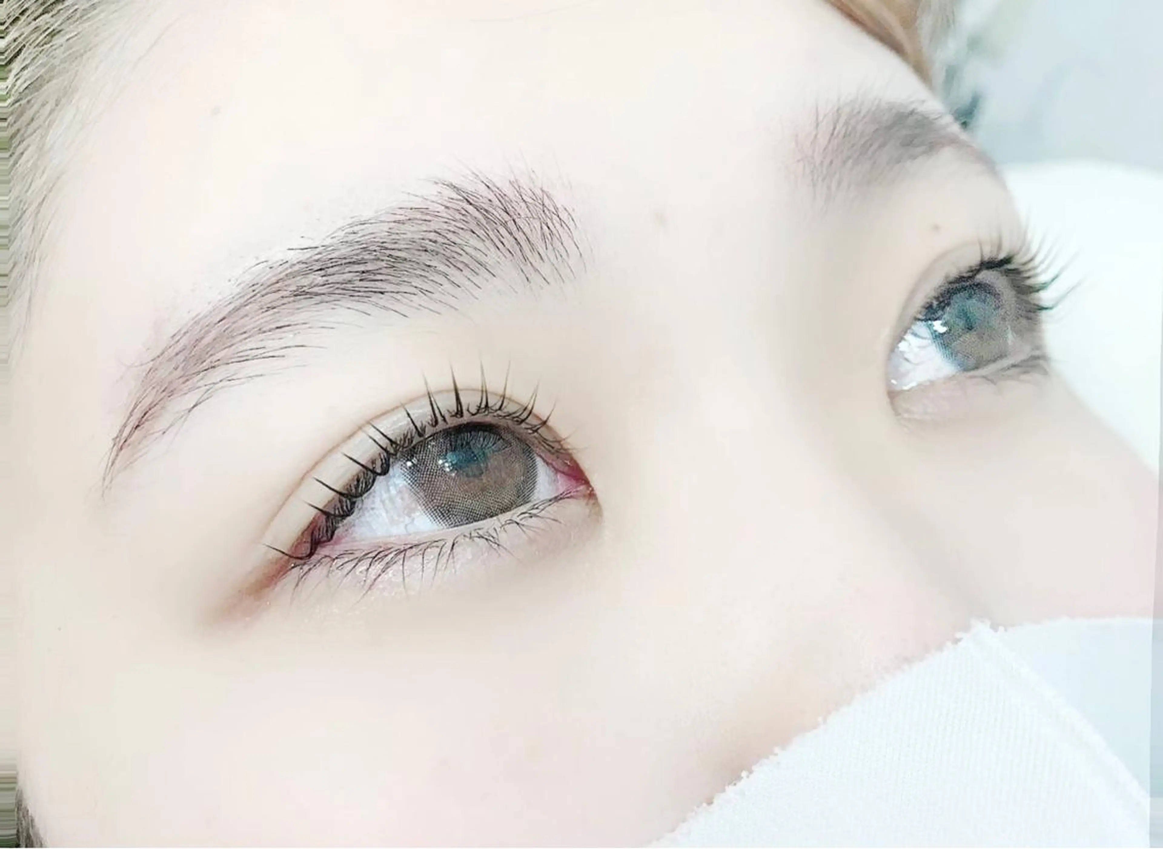 マツエク・マツパ Cカール Lカール パリジェンヌラッシュリフト 一重×まつ毛パーマ eyelash presh yukaのマツエク・マツパデザイン