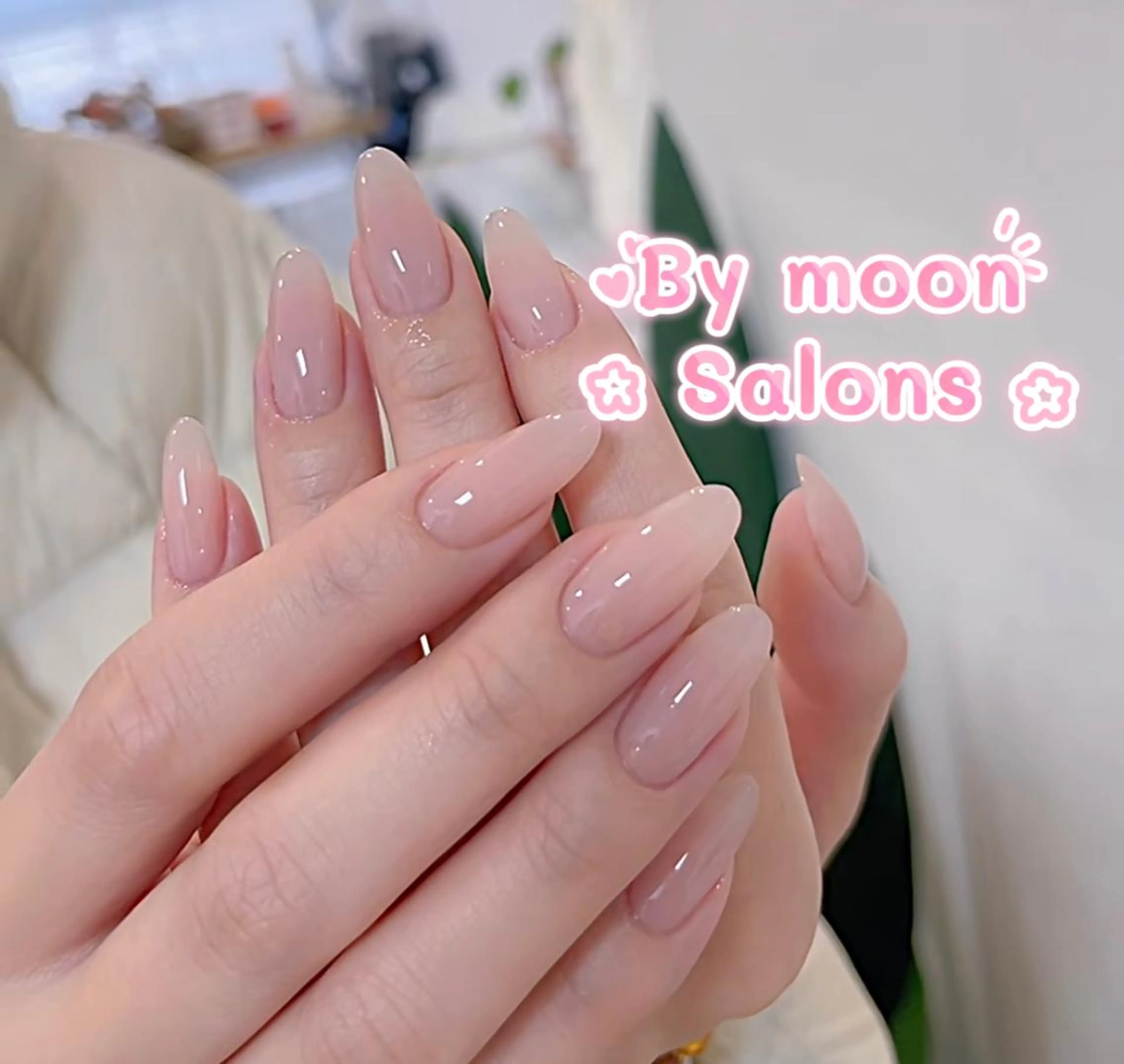 ネイル By moonネイル 🌷ワンホン/韓国風のネイルデザイン