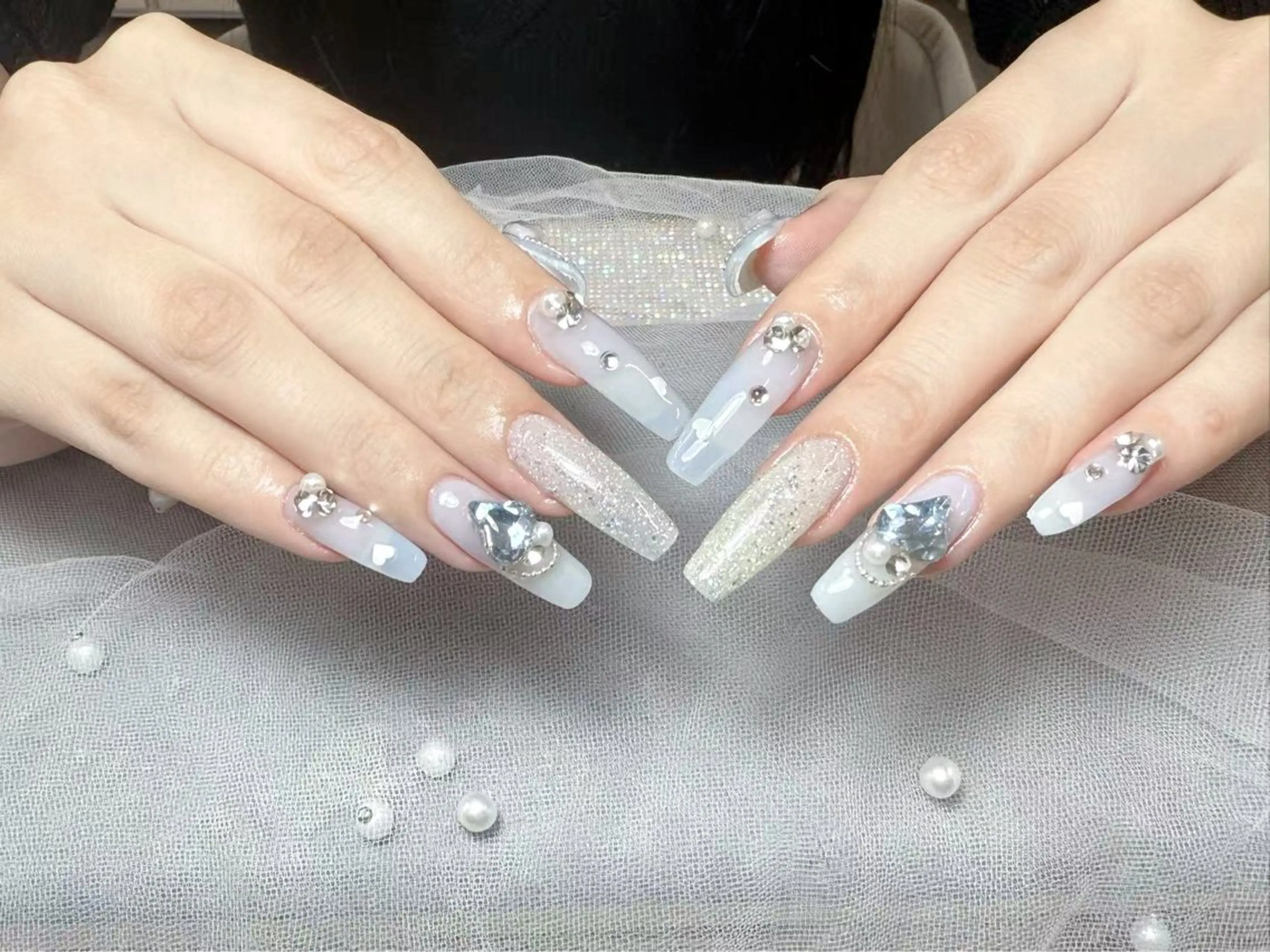 ネイル ハンドネイル 🧸yuki🍯 パラジェル取扱店🐝のネイルデザイン